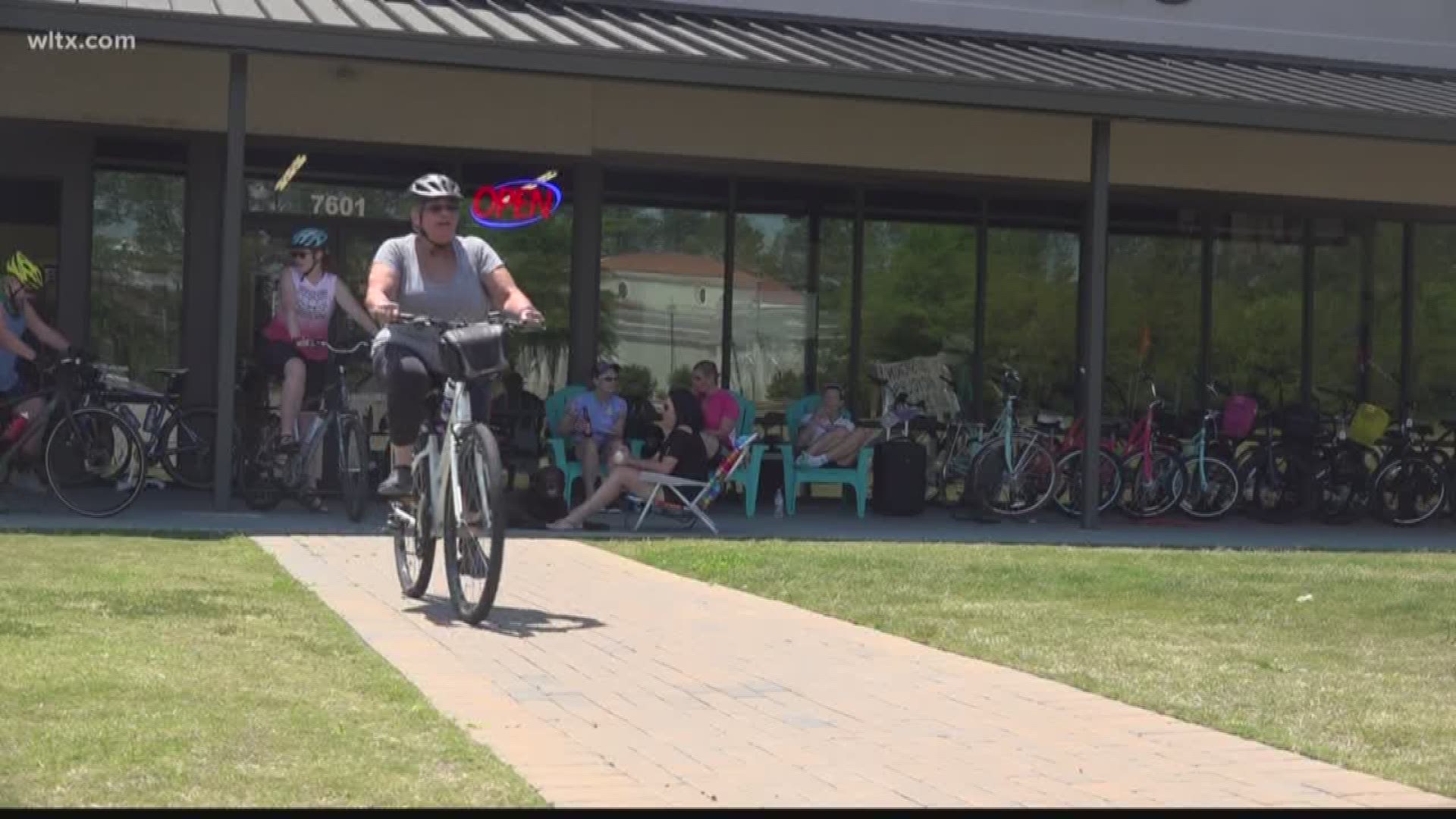 A group of women in the Midlands hopped on bikes and explored the Midlands.  News19's Michael Fuller explains.