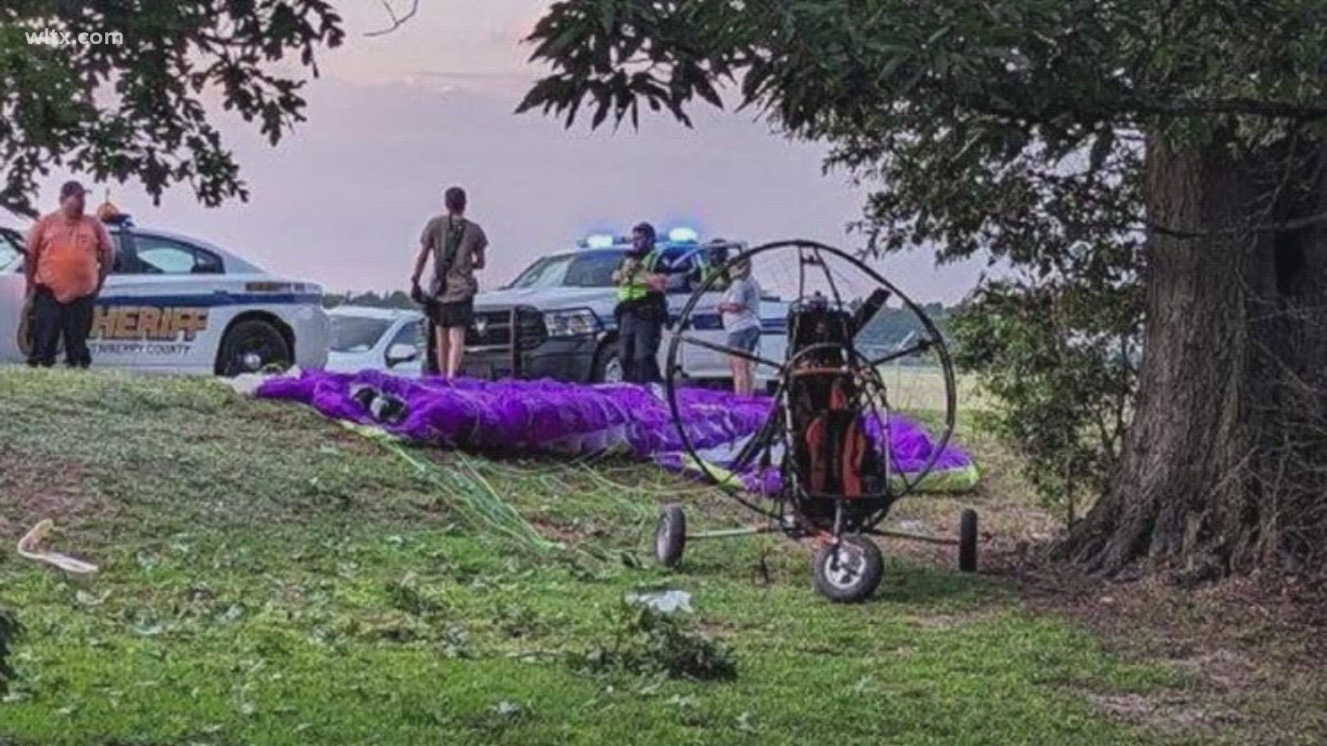 Authorities say an ultralight aircraft crash in Newberry County led to a passenger being airlifted to an area hospital on Saturday evening.