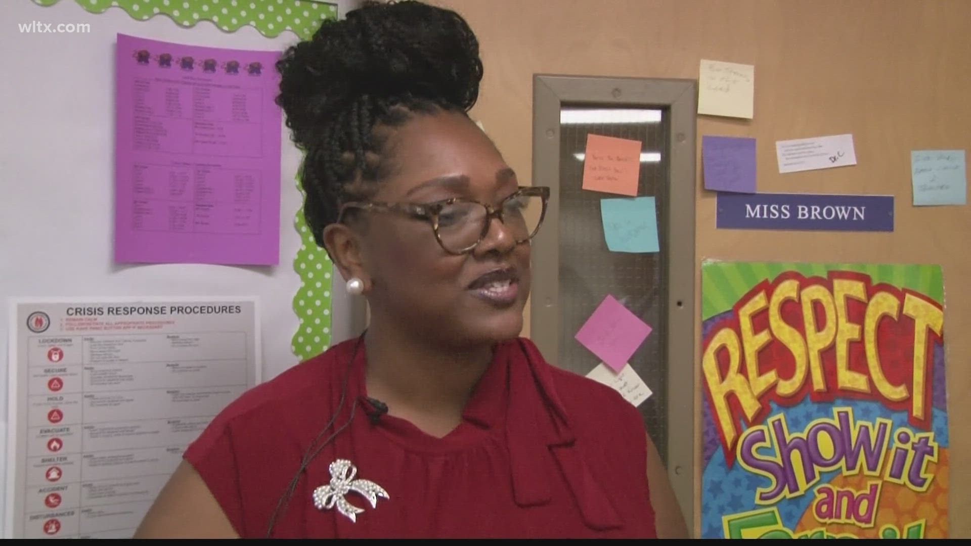 Newberry Middle School's Jennifer Brown teachers, runs after school programs and cheers students on the sidelines-she is this weeks WLTX Teacher of the Week.