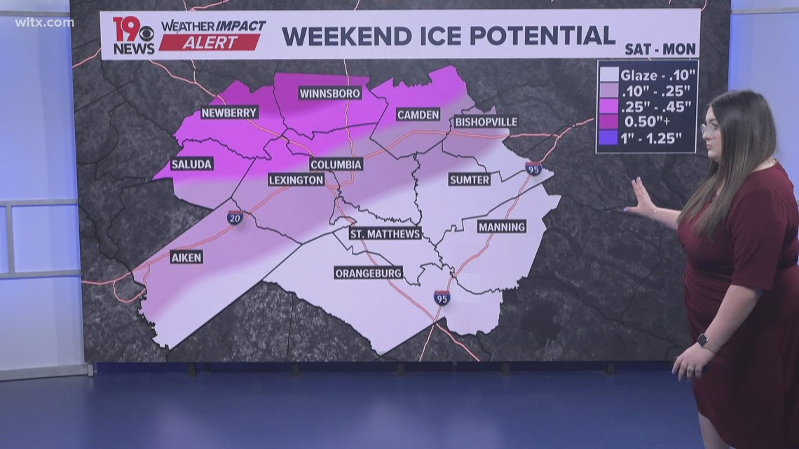 Forecast Update: Ice still projected as winter storm draws near to ...