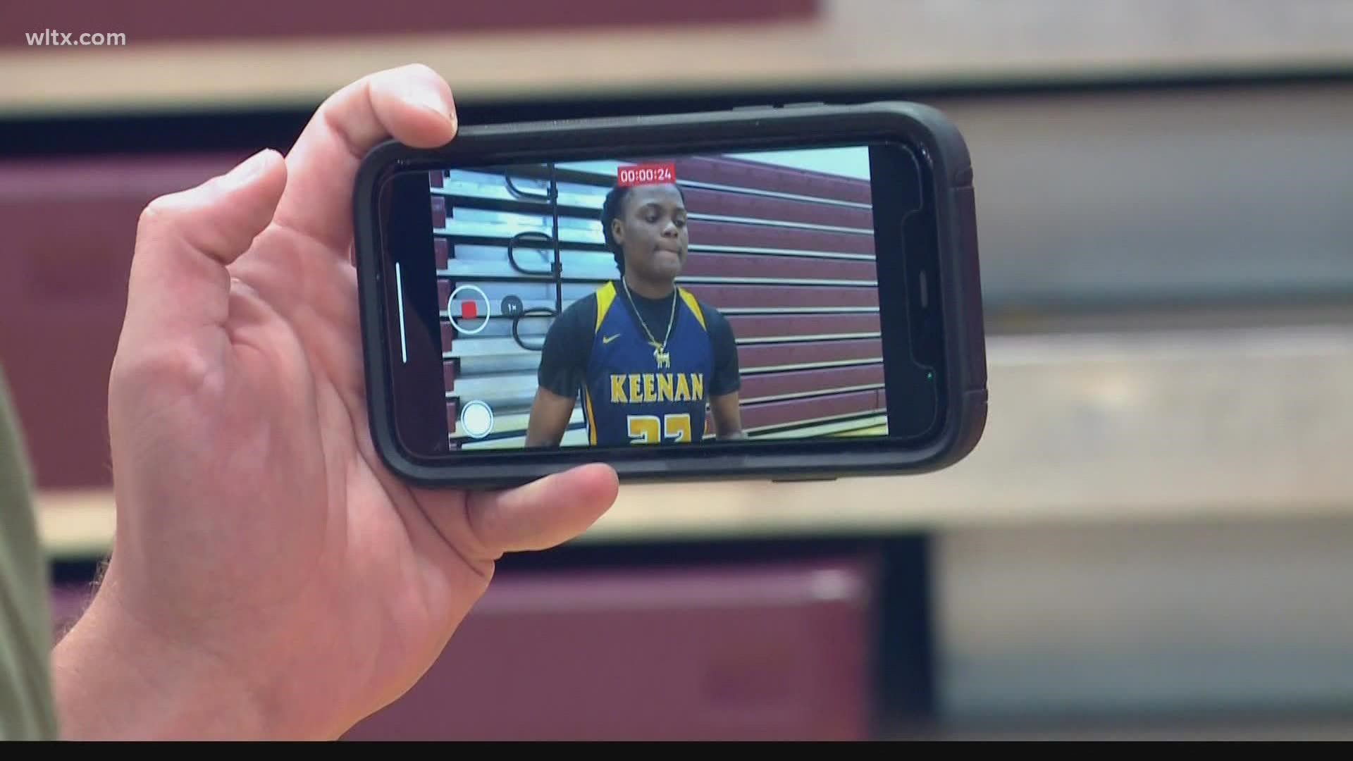 The South Carolina Basketball Coaches Association Media Day took place at Brookland-Cayce High School, USC signee Milaysia Fulwiley from W.J. Keenan took part in Q&A