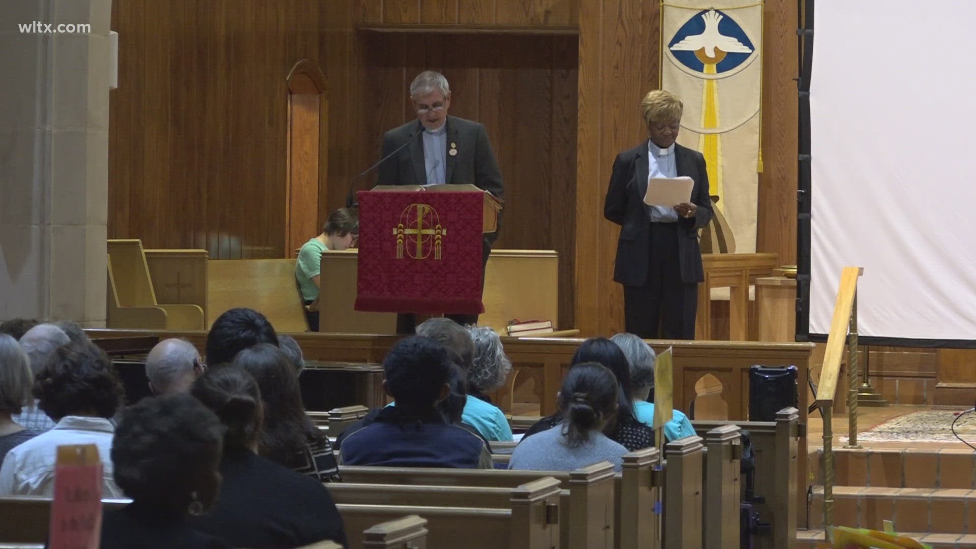 The gathering was to talk about affordable housing, food and gun violence.