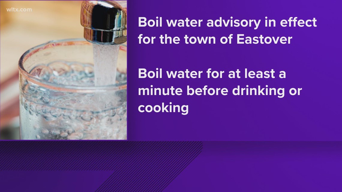 Boil water advisory in Eastover