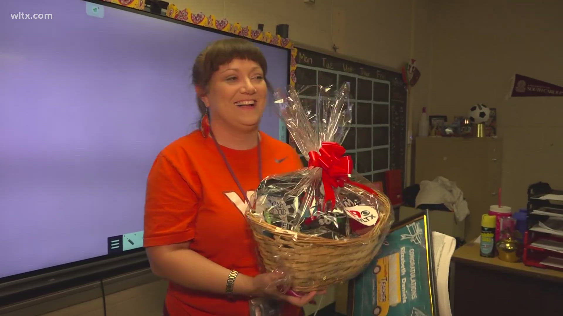 Orangeburg-Wilkinson high school's Elizabeth Daniels is WLTX Teacher of the Week. 