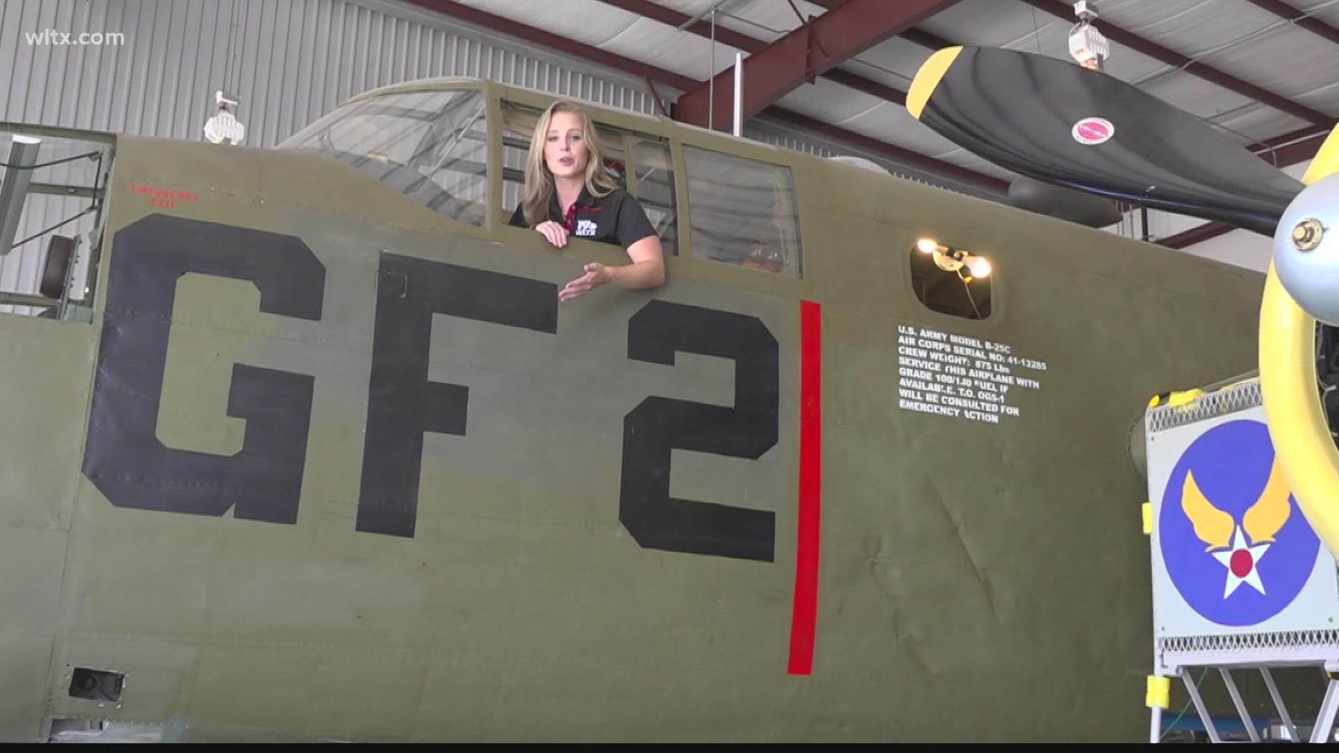 The SC Historic Aviation Foundation has been working on the B-25C bomber plane for over eight years.