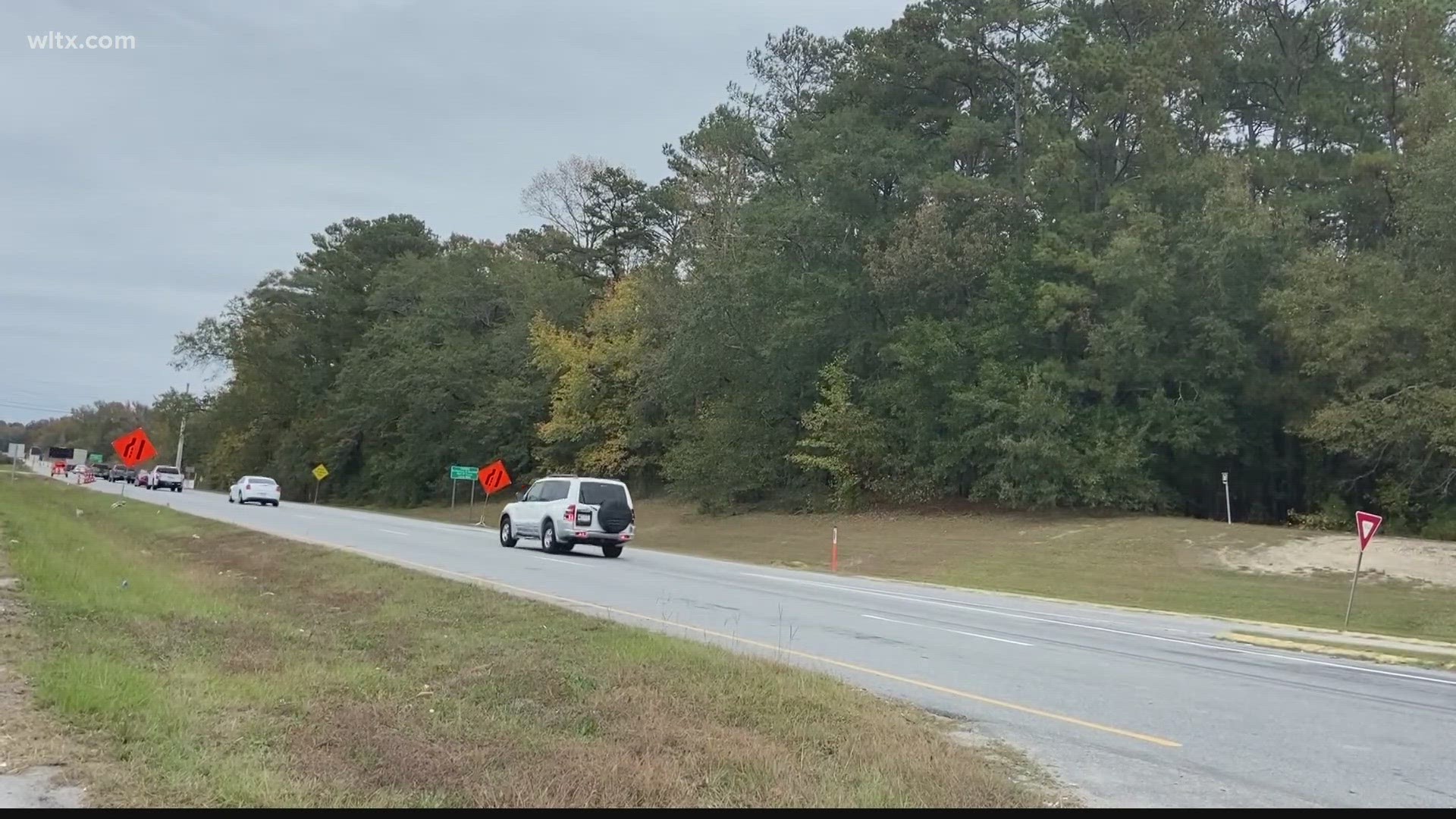 Residents say the bridge over the Wateree River has been down to one lane since September.