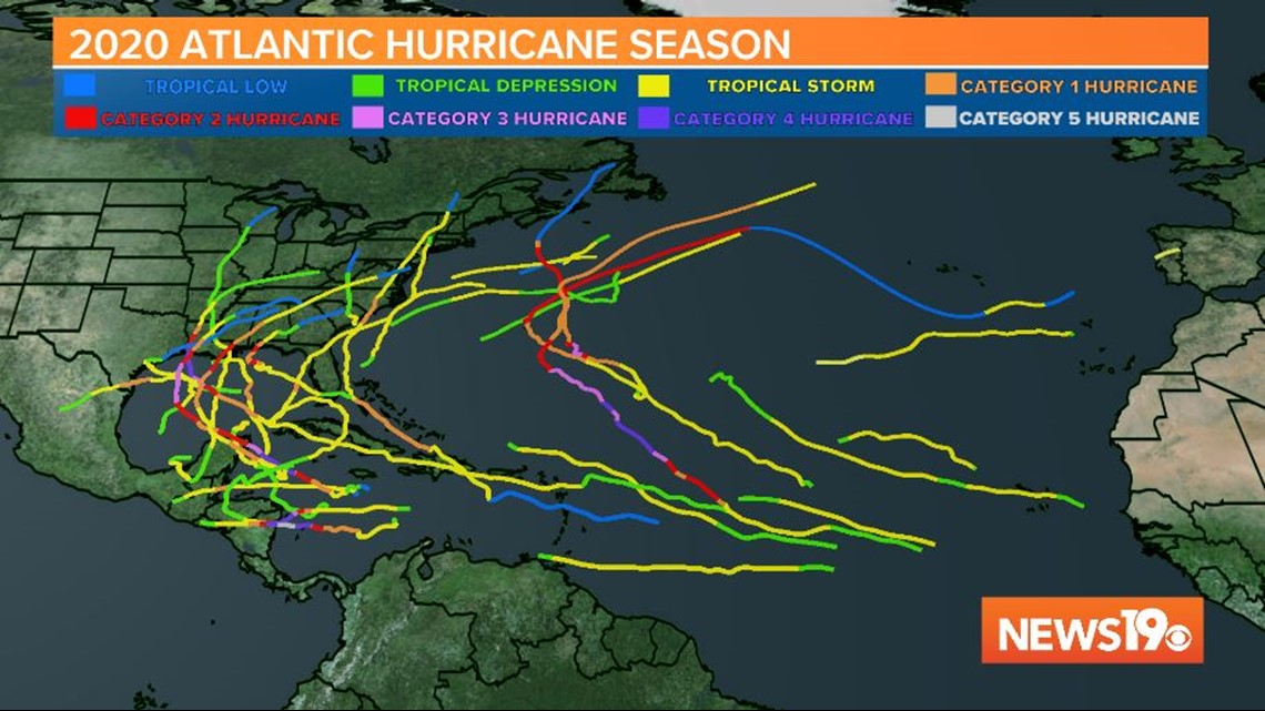 The Record-breaking 2020 Hurricane Season Ends Next Week | Wltx.com