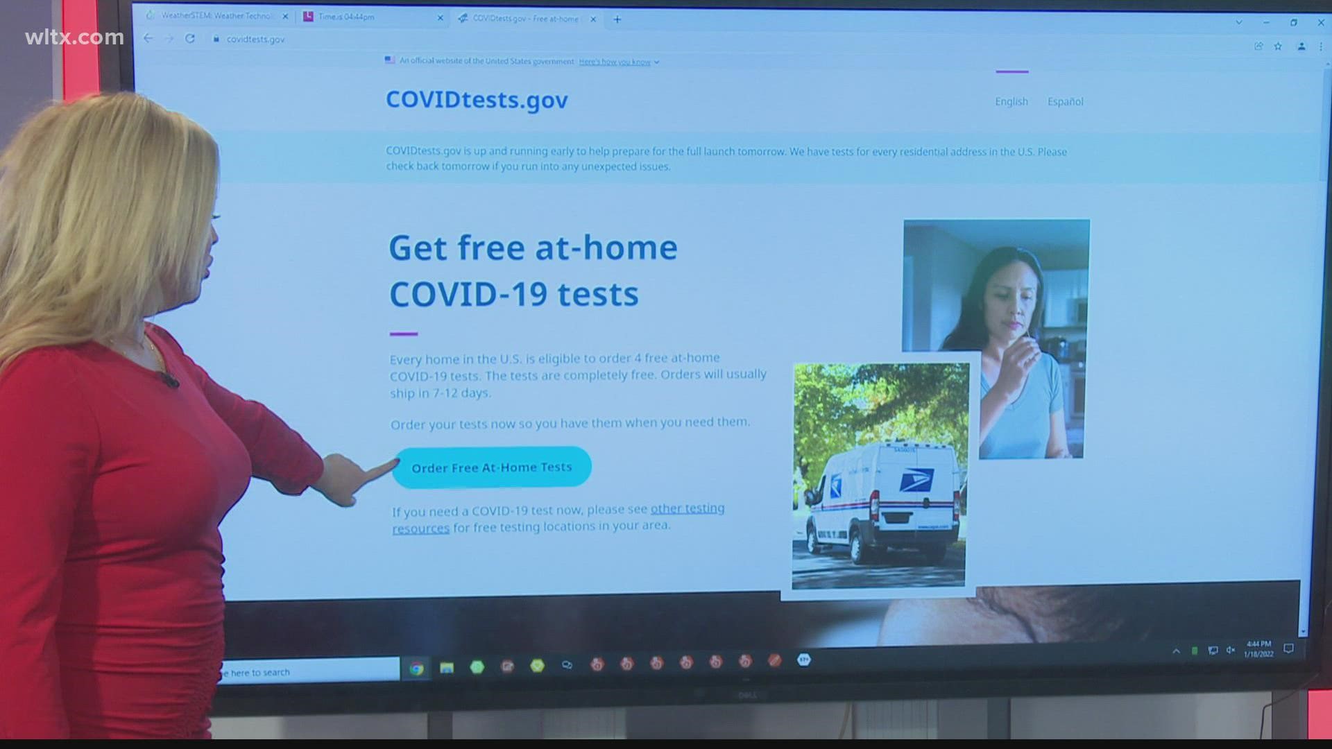 The Biden administration on Tuesday quietly launched its website for Americans to request free at-home COVID-19 tests, a day before the official launch.