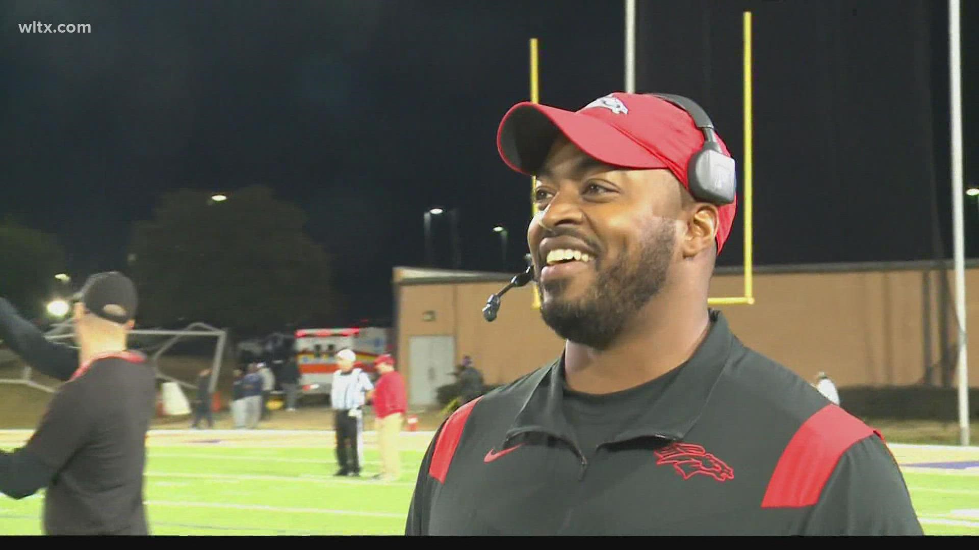 DeVonte Holloman is leaving his job as the head football coach at South Pointe High School reportedly for a support staff role on Shane Beamer's staff.