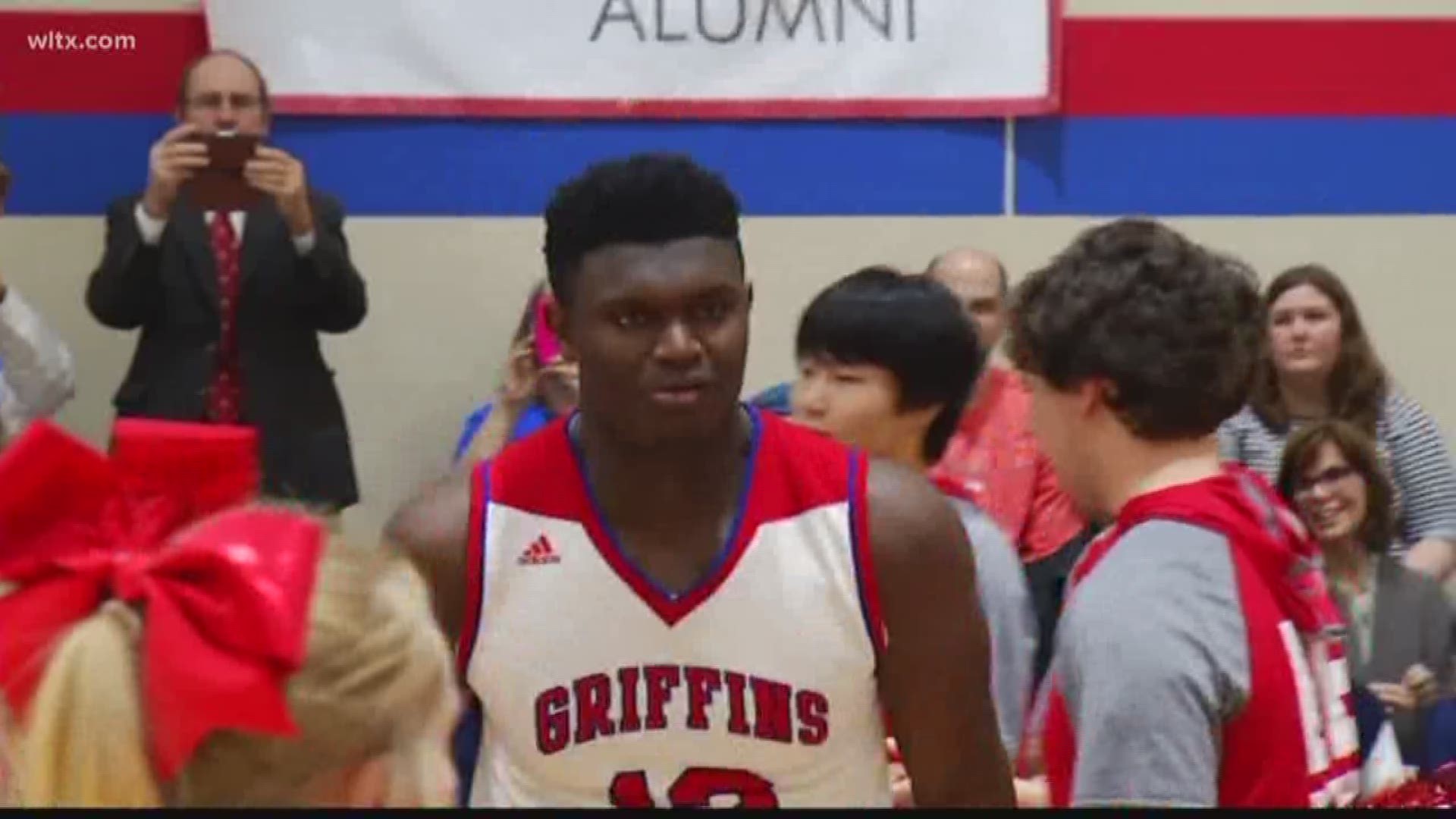Saturday night in the Upstate, Spartanburg Day phenom Zion Williamson will make one school giddy when he makes his college choice official.