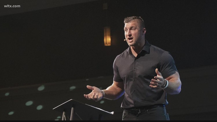 Tim Tebow shares inspirational message at Shandon Baptist Church in Columbia
