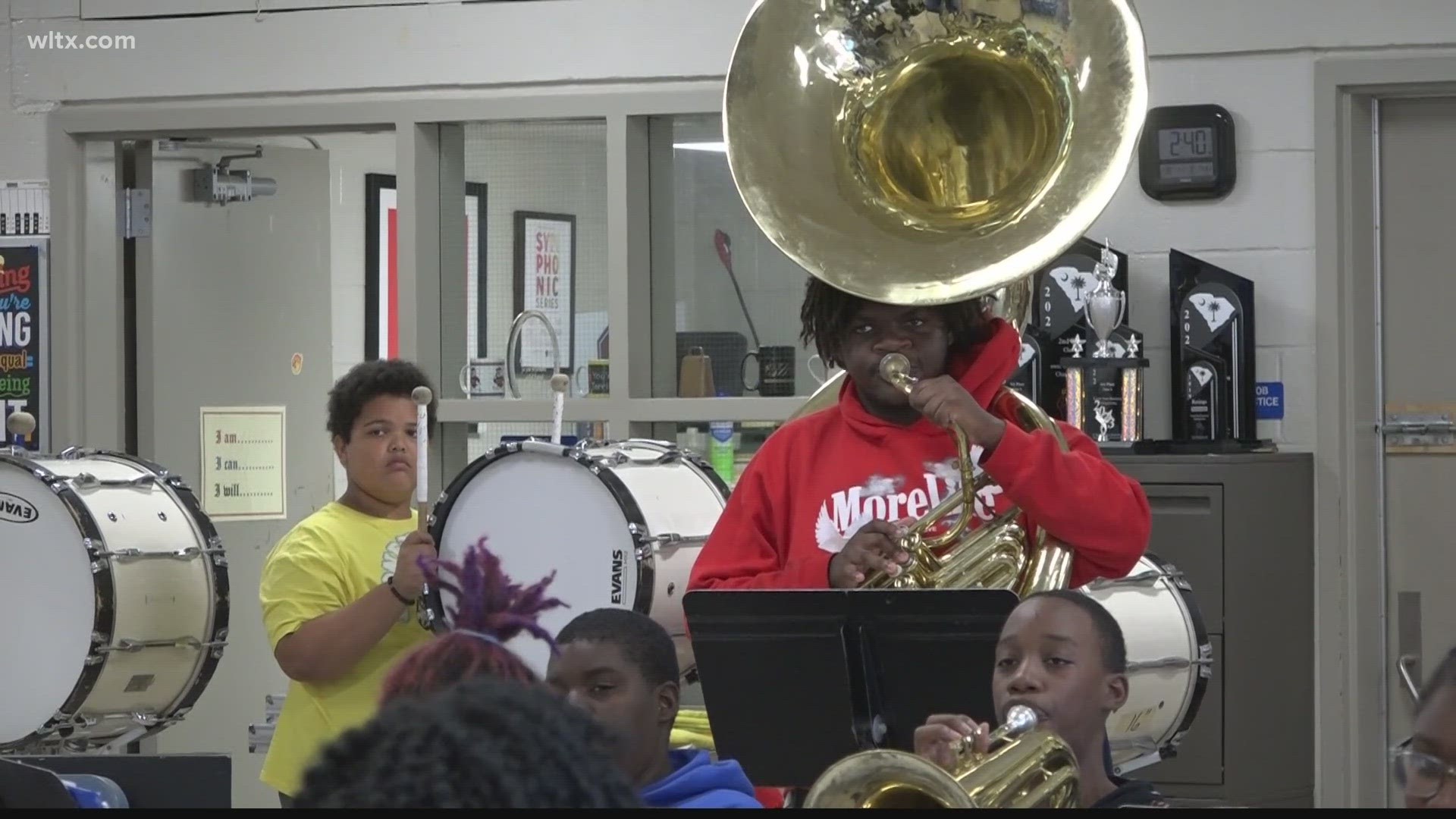 The Royal Cadet Marching band, made up of Hunter Kinard Tyler and North Middle Schools, is heading to Disney in April.