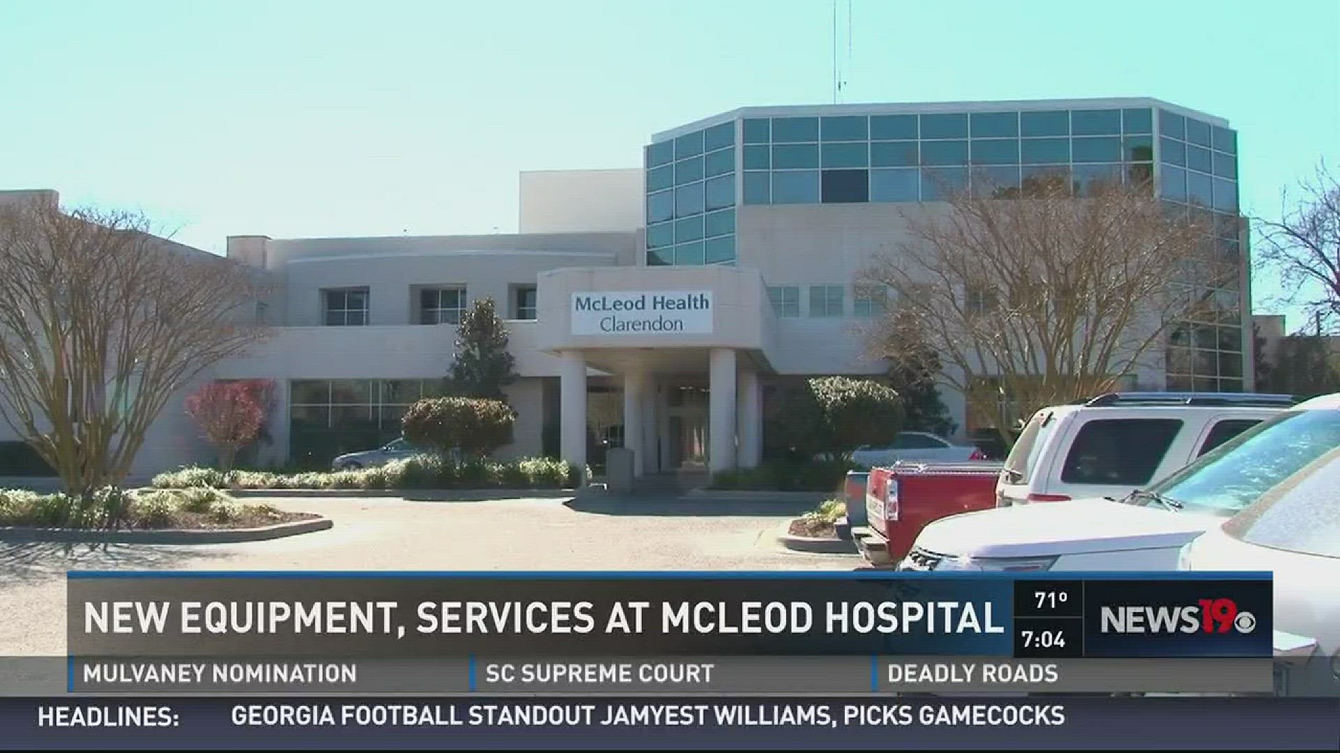 New equipment services at McLeod Hospital.