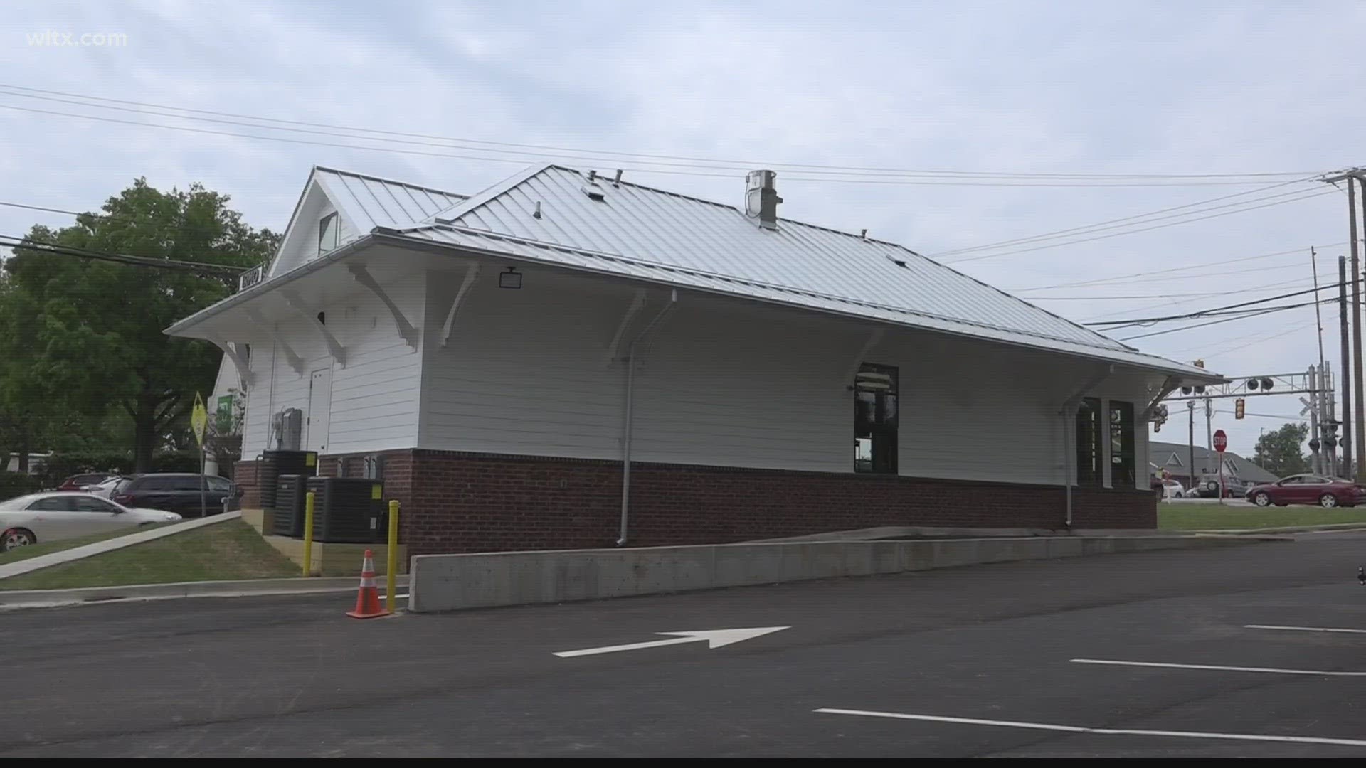 An old building in Irmo has been torn down and will become a Domino's pizza restaurant. It will have a historic look.