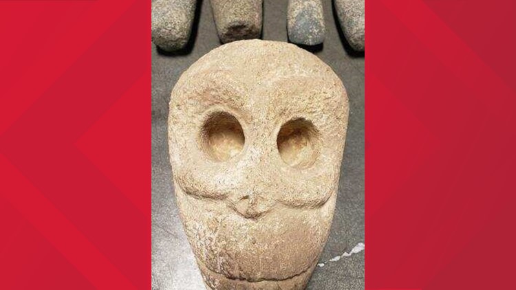 Aztec artifacts intercepted on way to Sumter | wltx.com