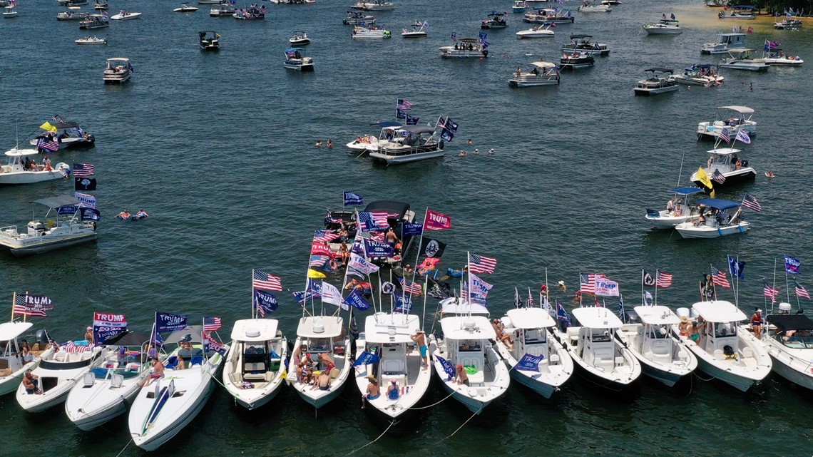 Donald Trump boat parade in South Carolina draws 3,400 craft