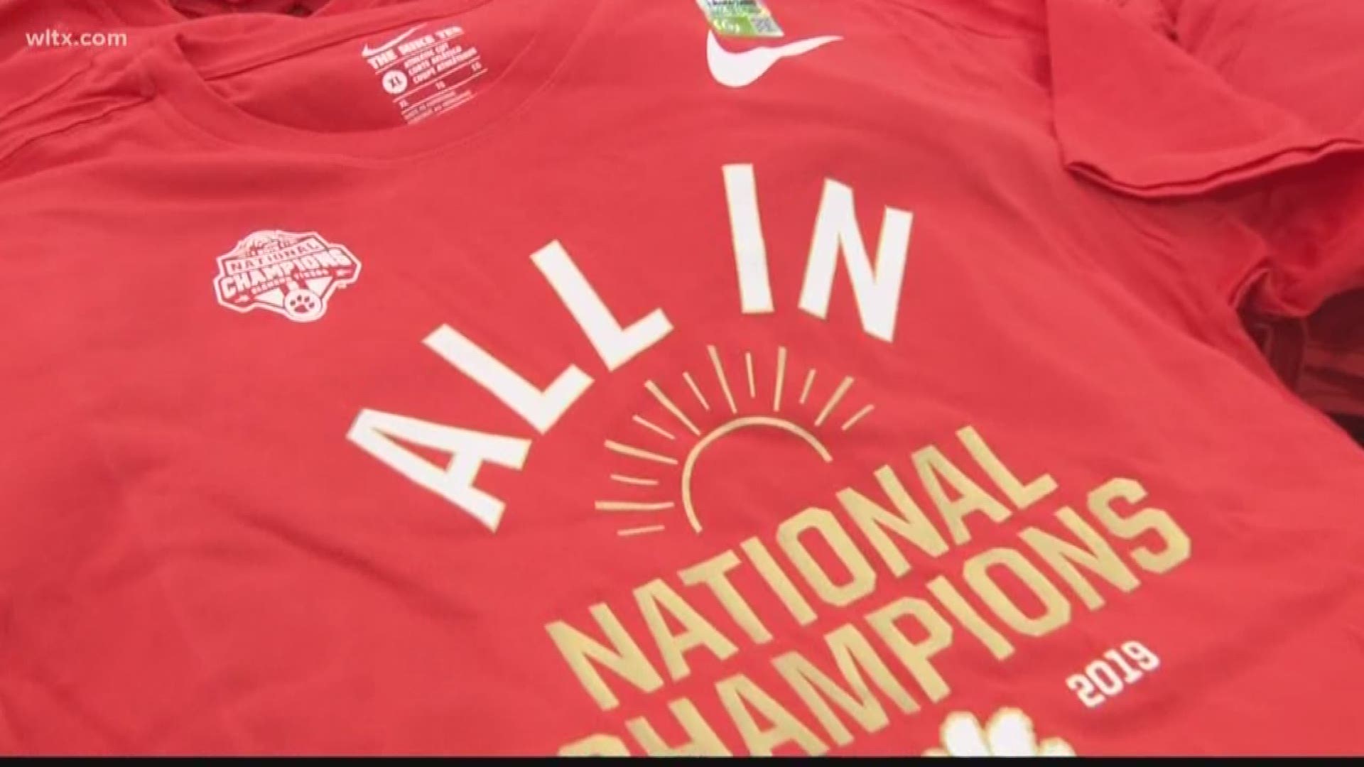 Clemson 2019 national store championship gear