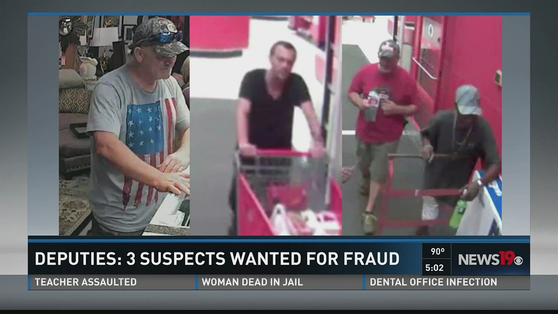 Deputies: Three Suspects Wanted for Fraud | wltx.com