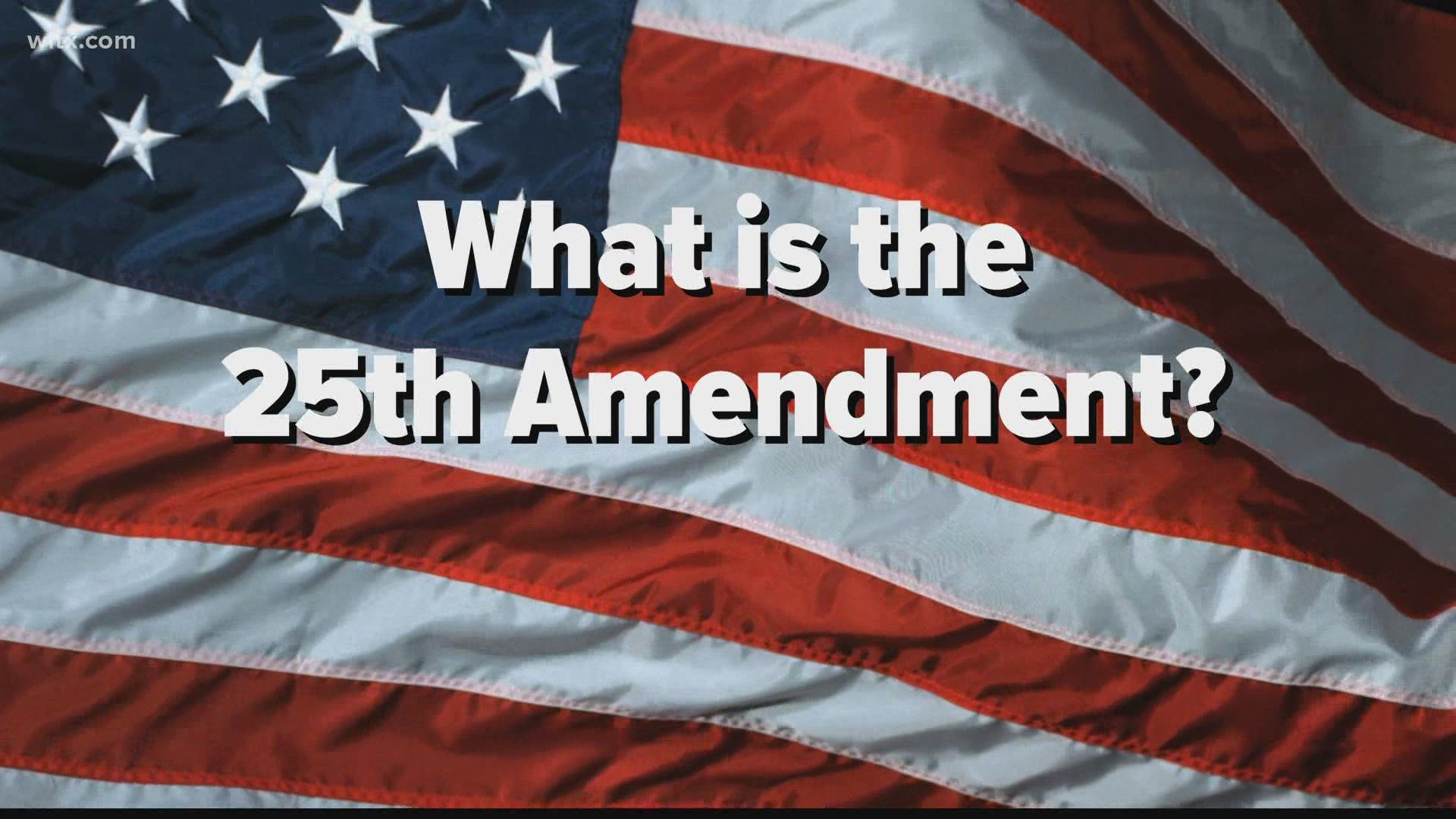 Can the Vice President invoke the 25th Amendment to remove the president from power? Here's a look at the amendment and how it would work.