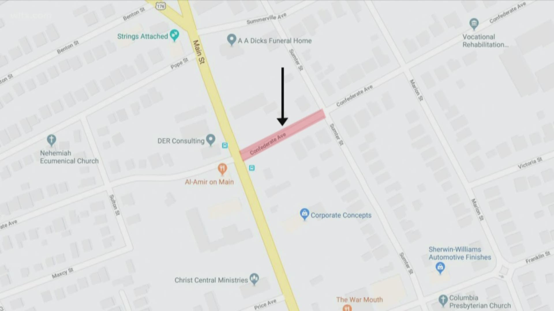 The city is making a few repairs and closing West Confederate avenue from Main street to Sumter street will close starting on Friday at 9 am.