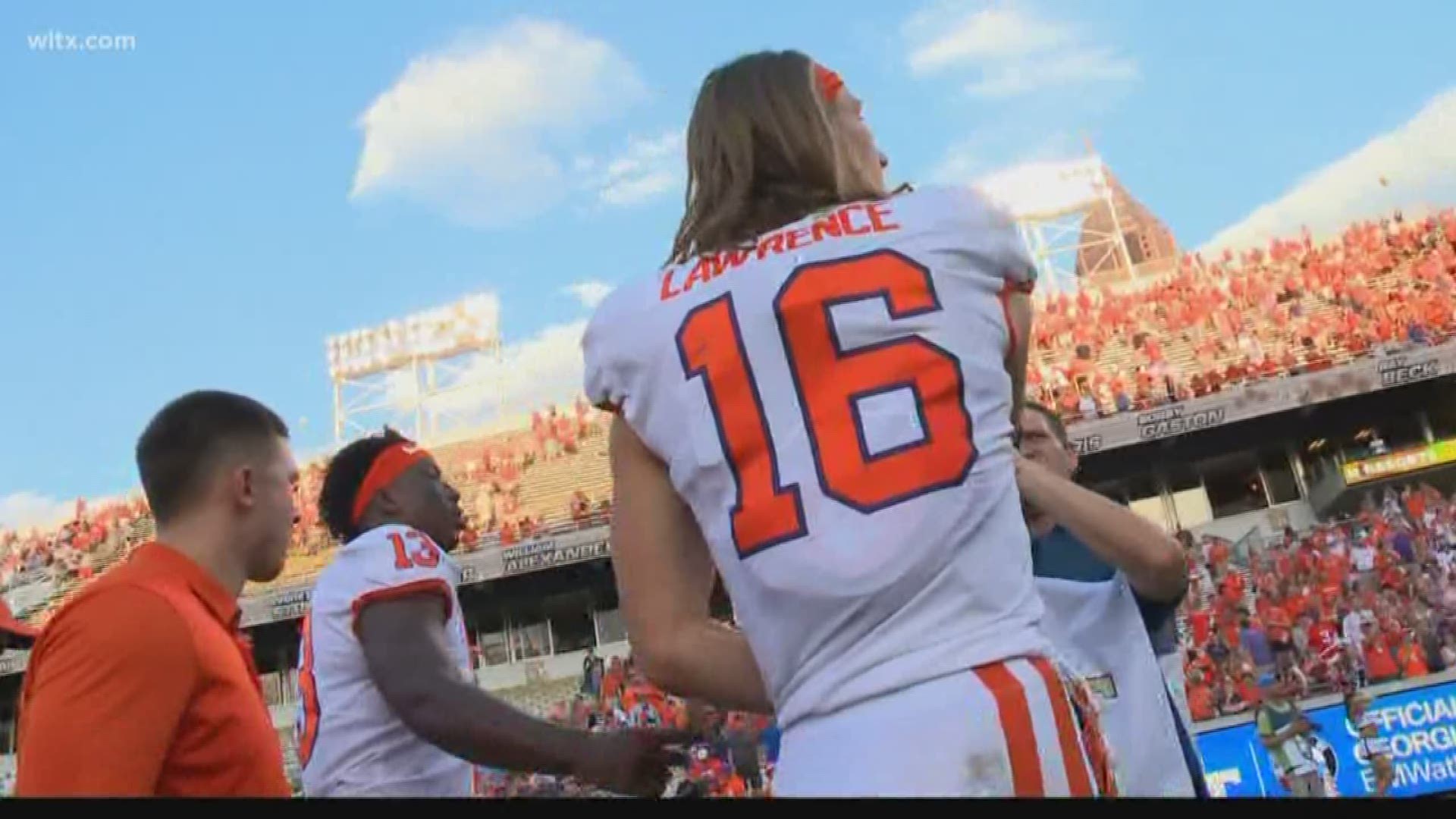 Clemson quarterback Trevor Lawrence reflects on the last couple of weeks and also explains what he will be doing during the open date.