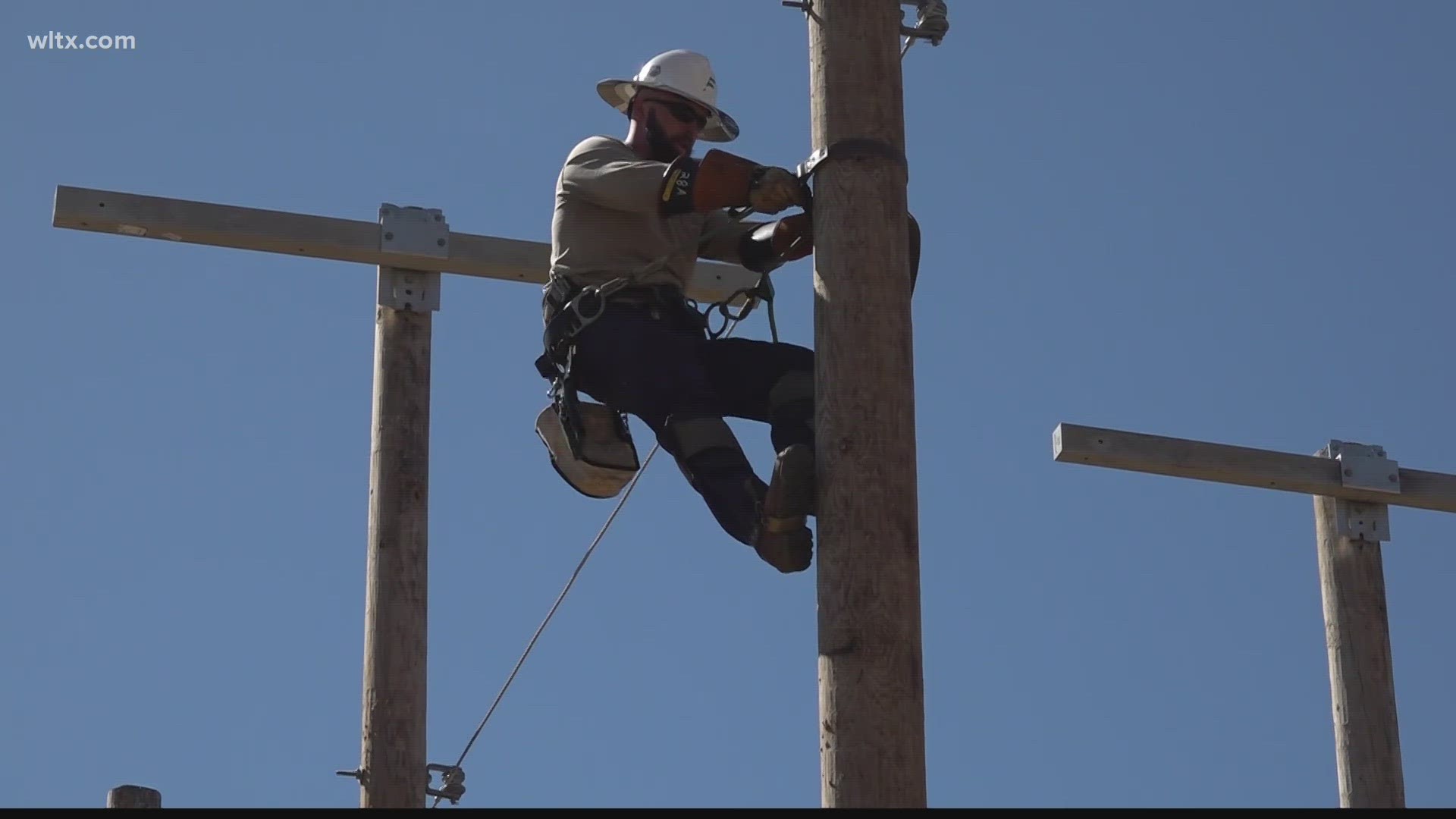 The new addition is part of the training program for line workers.