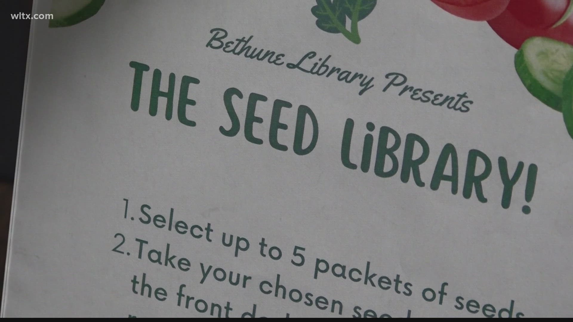 The 'seed library' is free and available at the Bethune branch of the Kershaw County library.