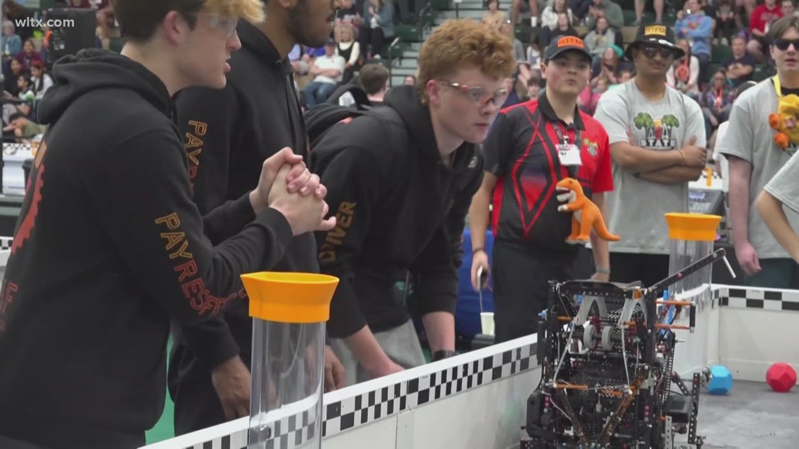 300+ student engineers compete at S.C. robotics finals in Lexington County