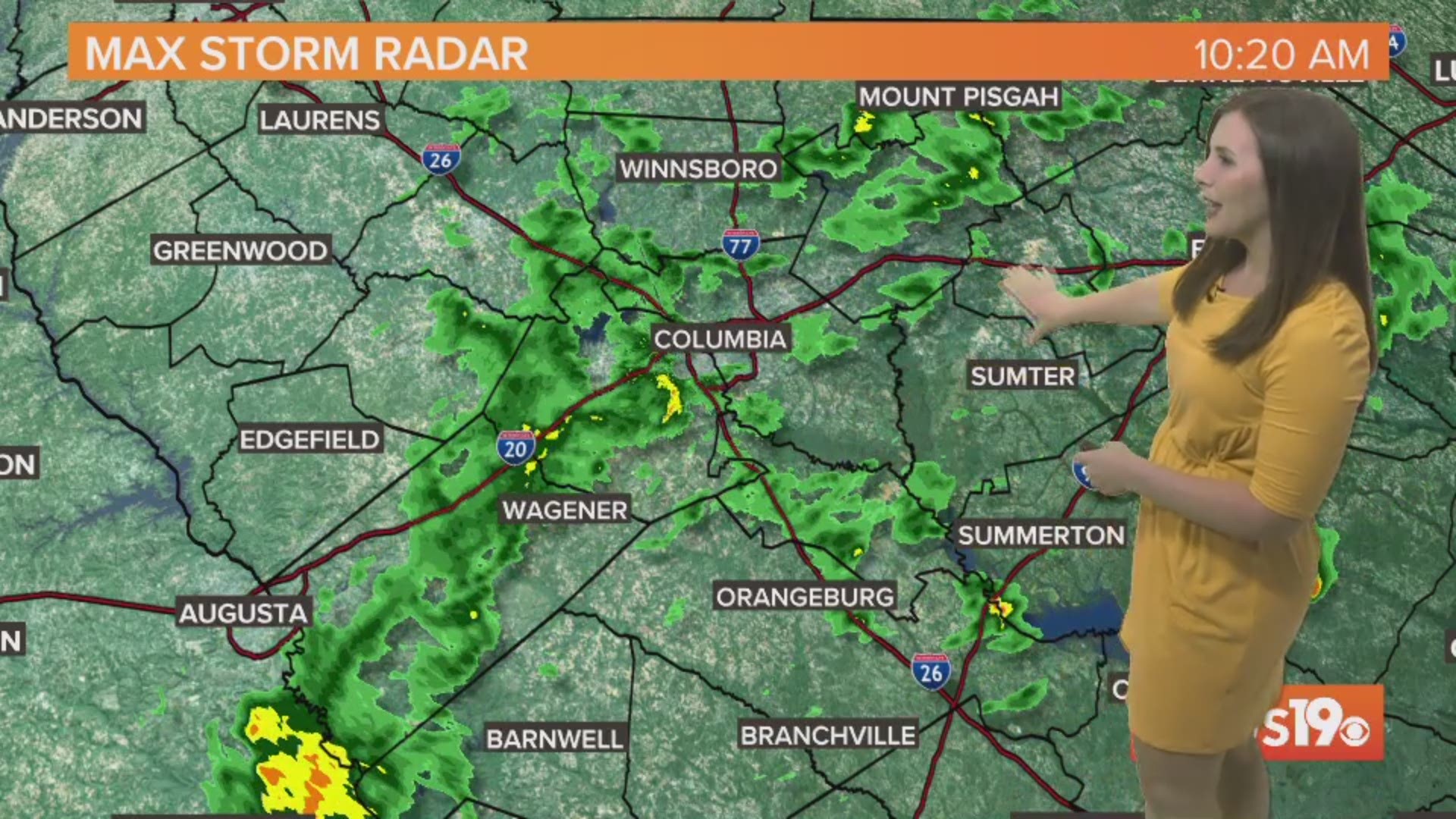 Showers across the Midlands today and into tonight before we dry out and slowly warm up on Sunday.