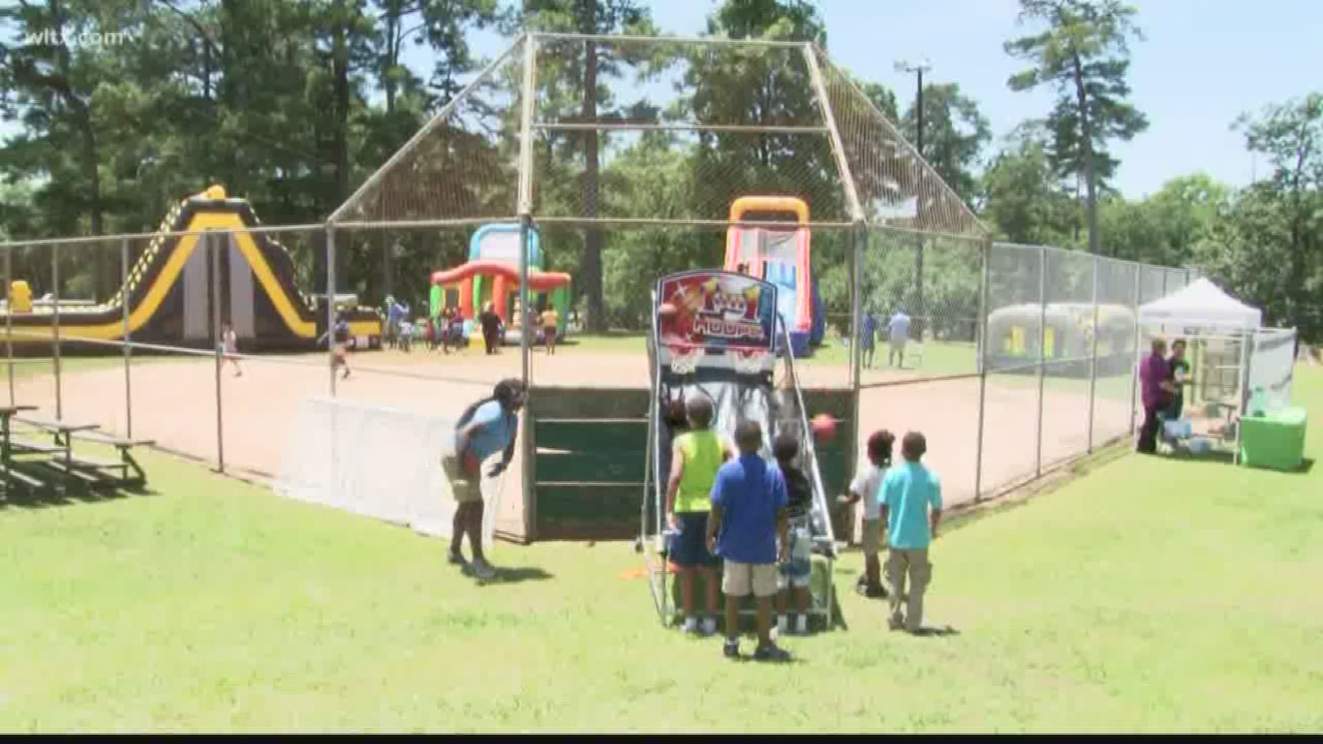 Columbia Mayor Steve Benjamin hosted the fourth annual Father's Day cookout.