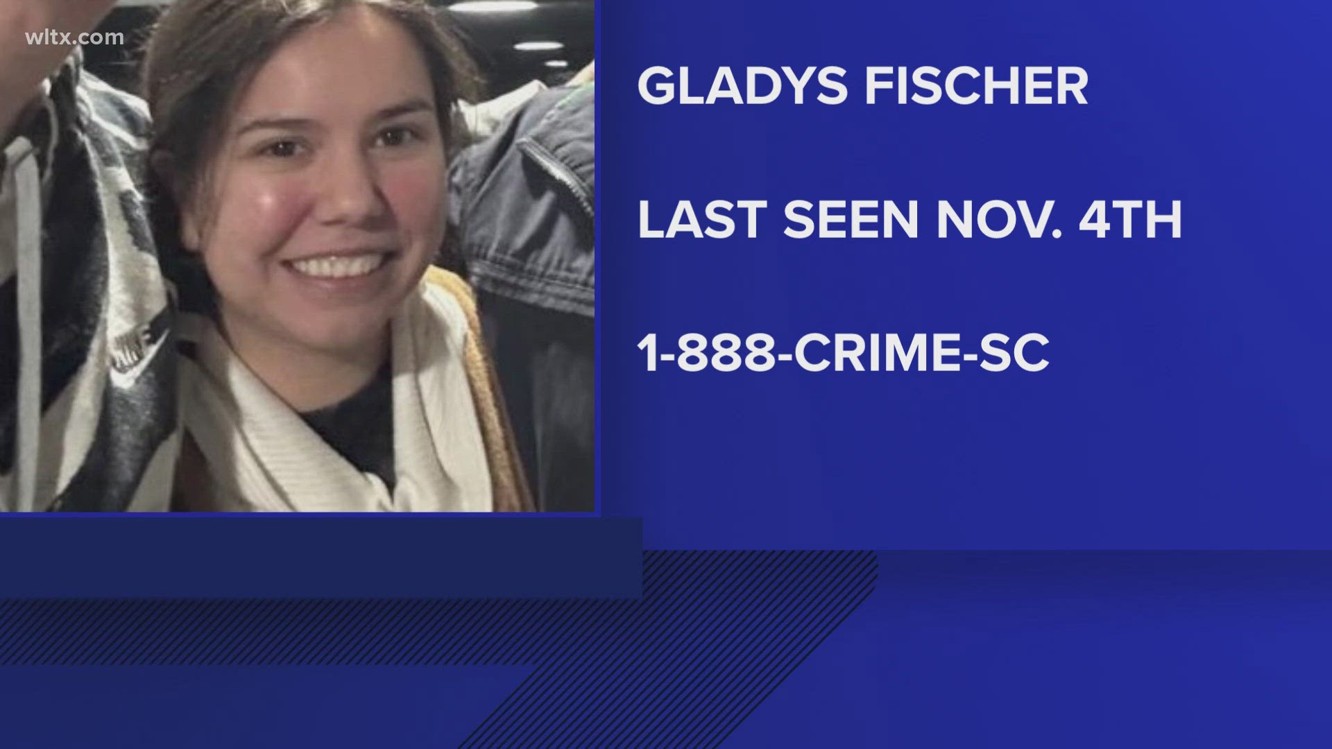 29-year-old Gladys Fischer was last seen on November 4th, 2024.