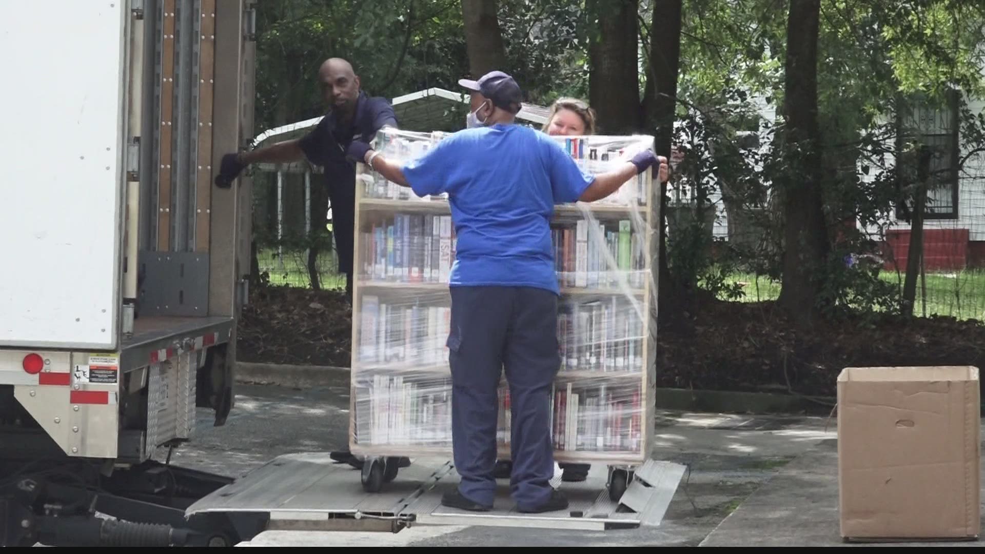 Officials say the old library will still be open for residents to use while they are moving into the new building.