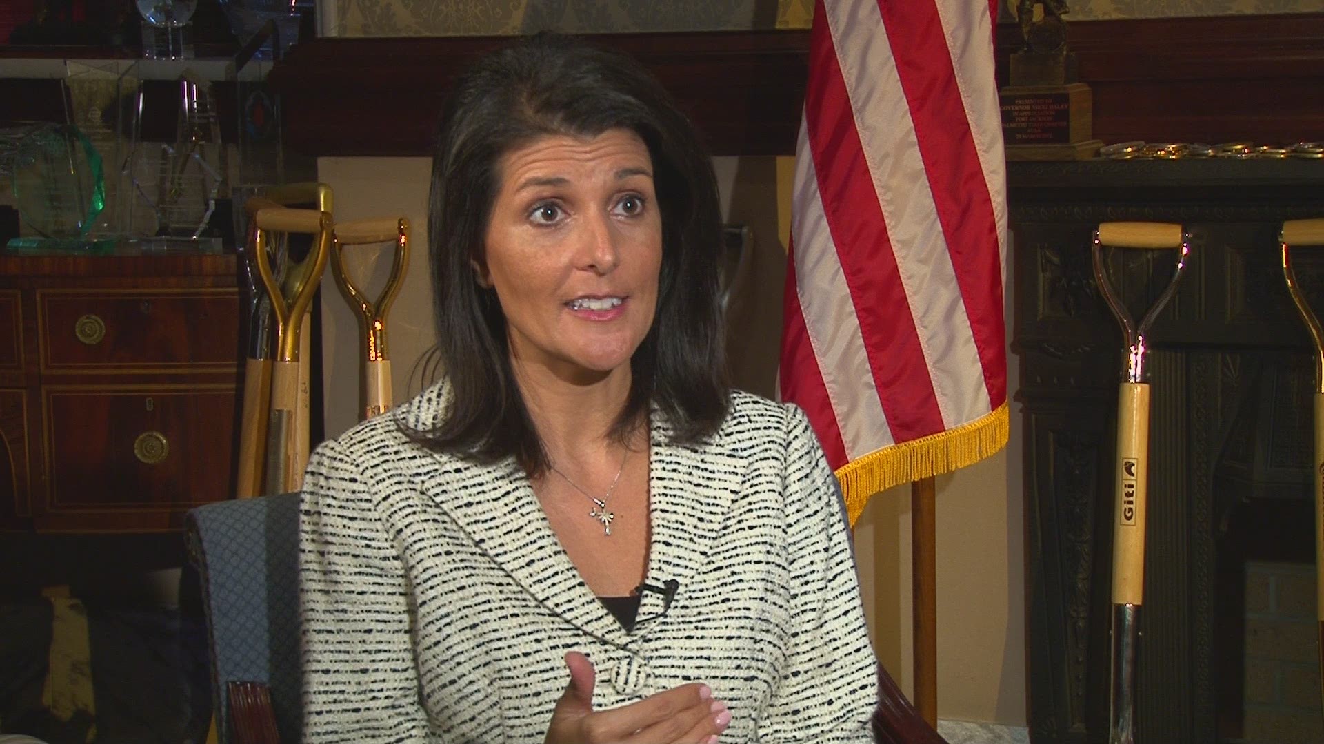 News19's JR Berry sat down with Governor Nikki Haley to reflect on it being one year since the flood.