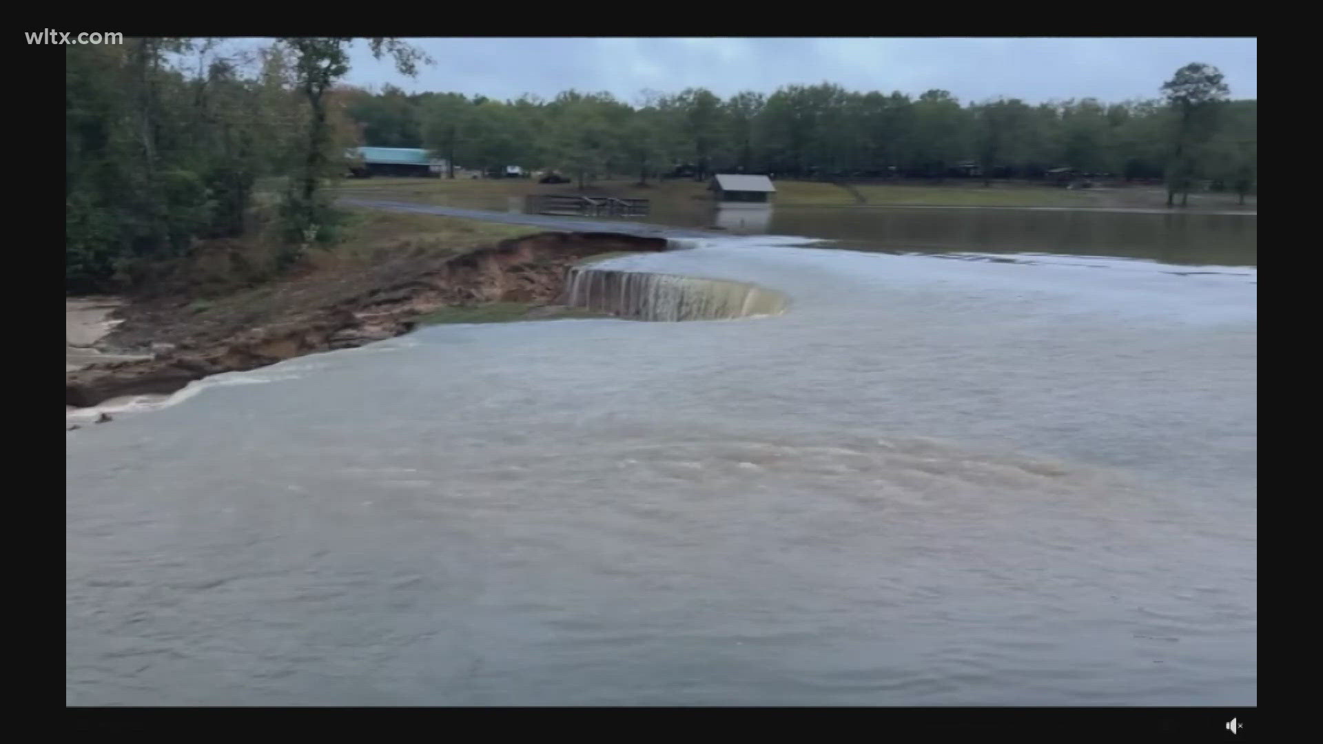 Parts of Orangeburg county received over a foot a rain washing out roads and bridges in the area.  Currenlty over 100 roads are damaged. 