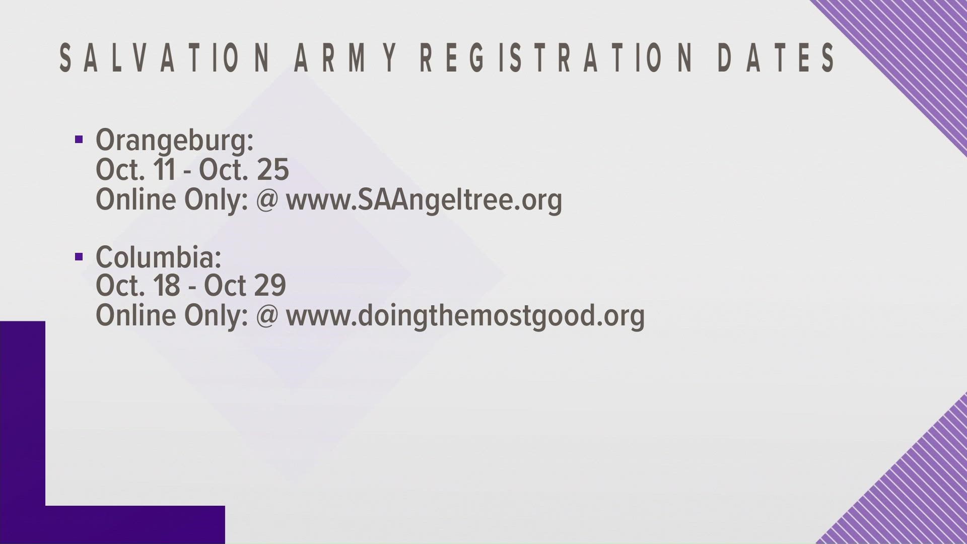 Registration in Columbia and Orangeburg is now underway.