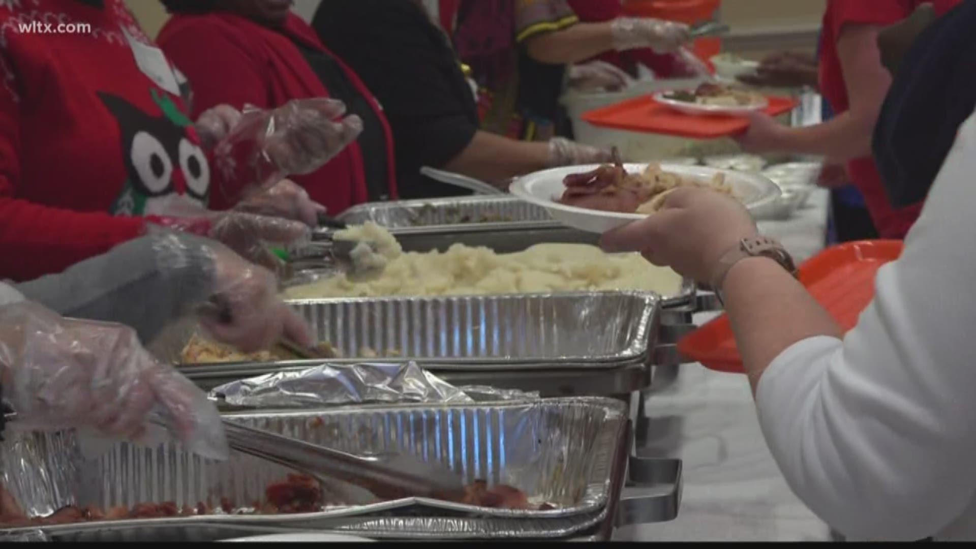 St. Peter's Catholic Church fed well over a thousand people in need at their 34th Christmas Feast.