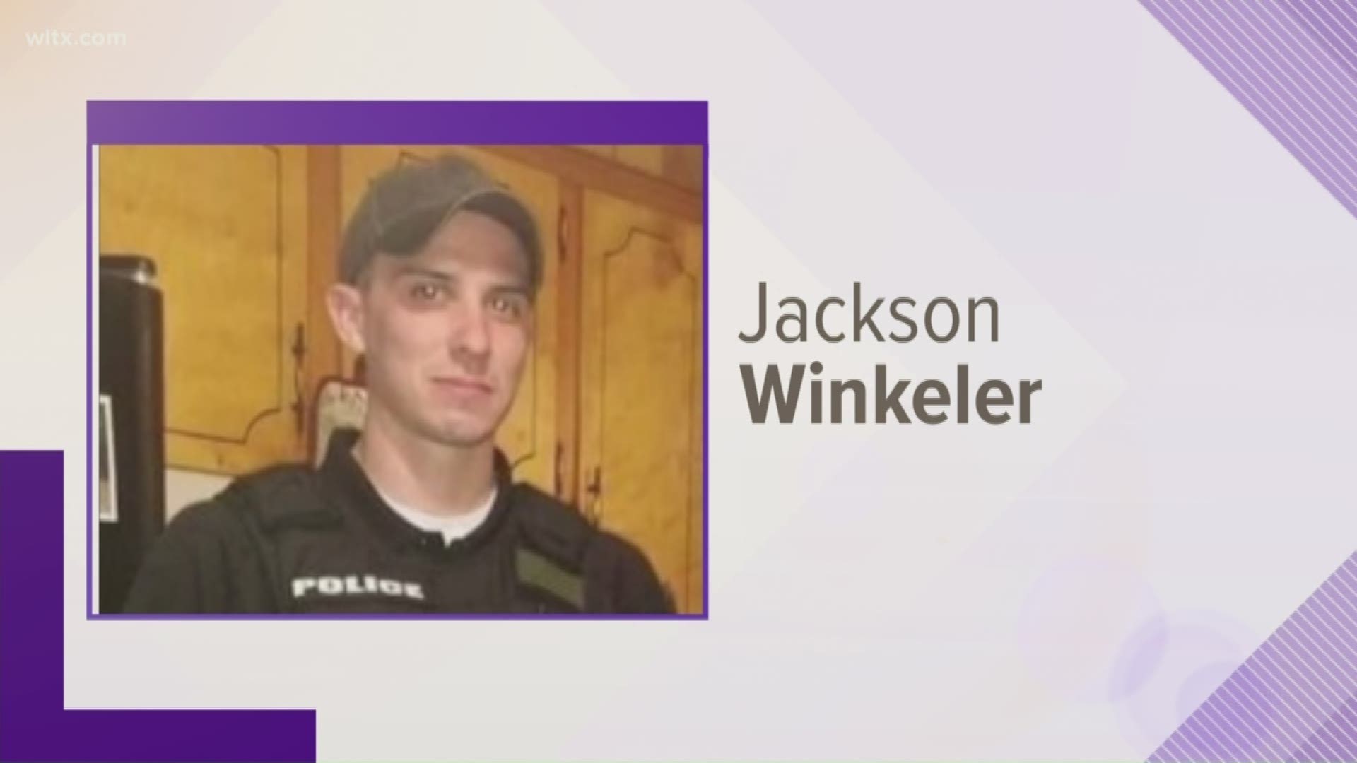 James Edward Bell is accused of shooting and killing Officer Jackson Winkeler Sunday morning.