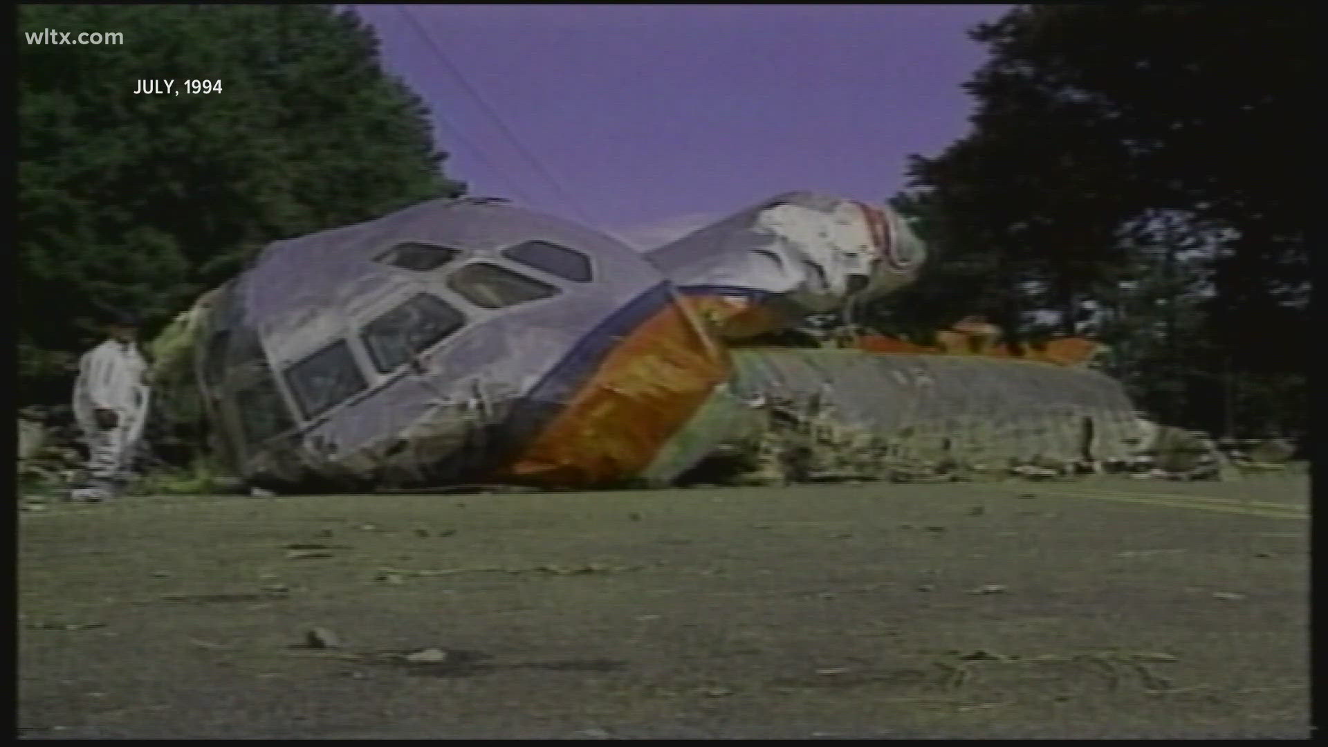 The flight originated out of Columbia and crashed on the way to Charlotte. Thirty-seven people were killed.