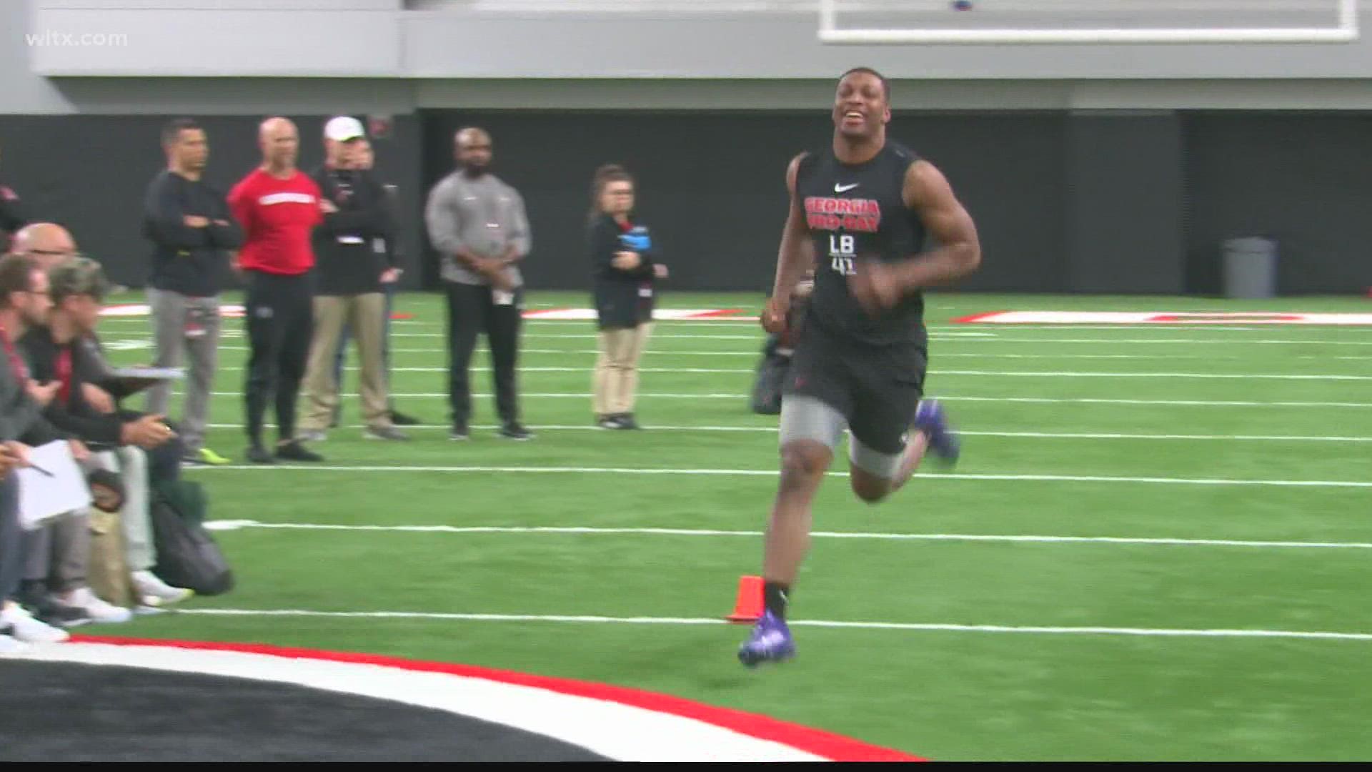 Channing Tindall's path to the NFL continues with Pro Day