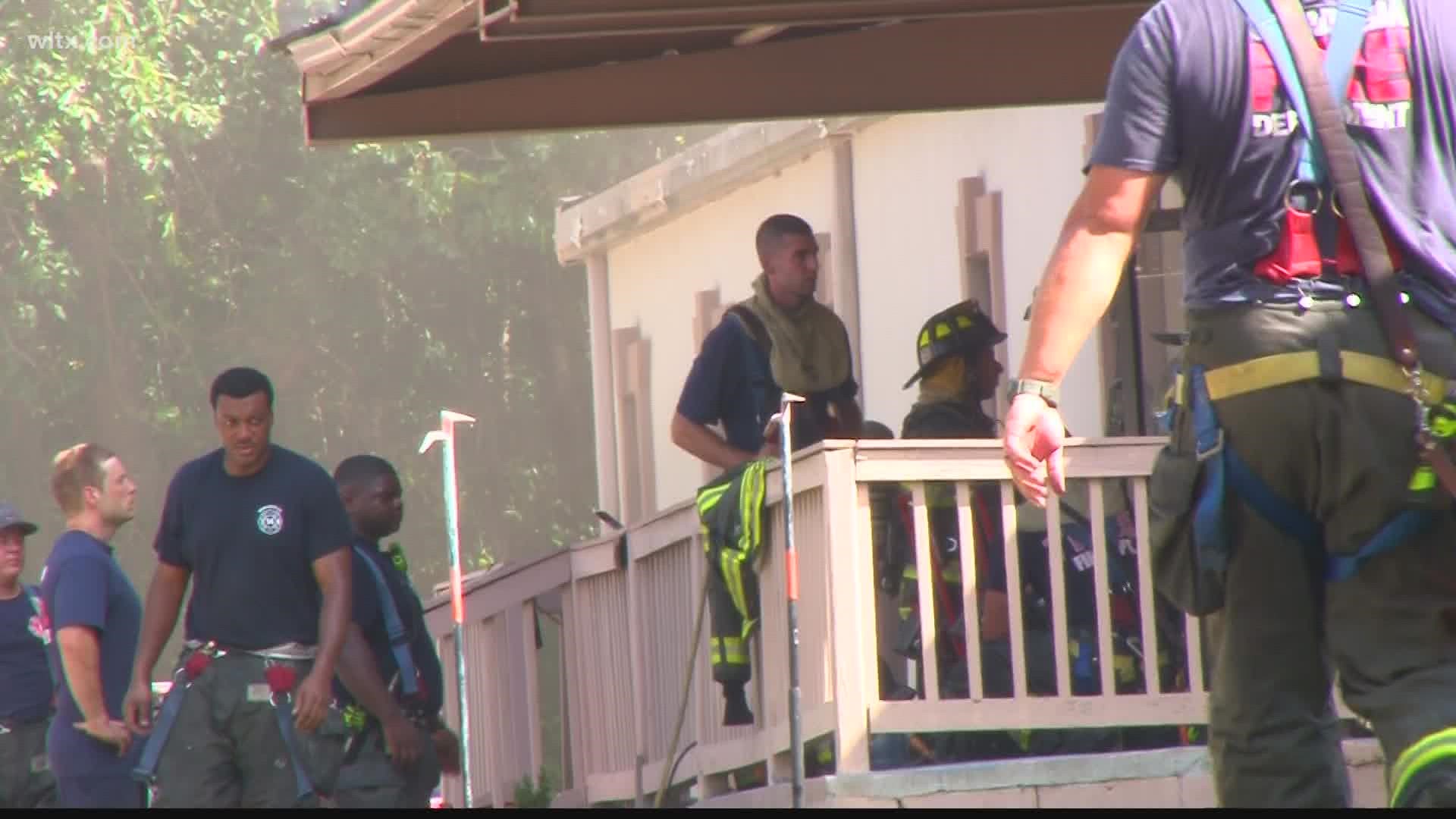 Columbia Fire crews were called to the Greater Faith United Missionary Baptist Church on Sunday afternoon.