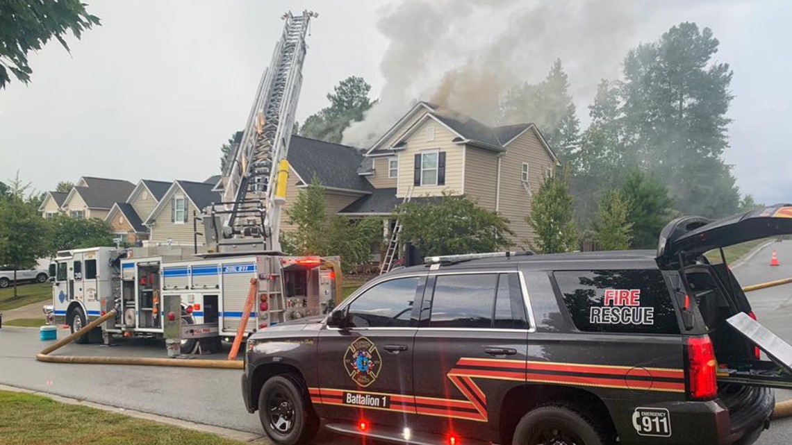 Family displaced after Lexington house fire, officials say