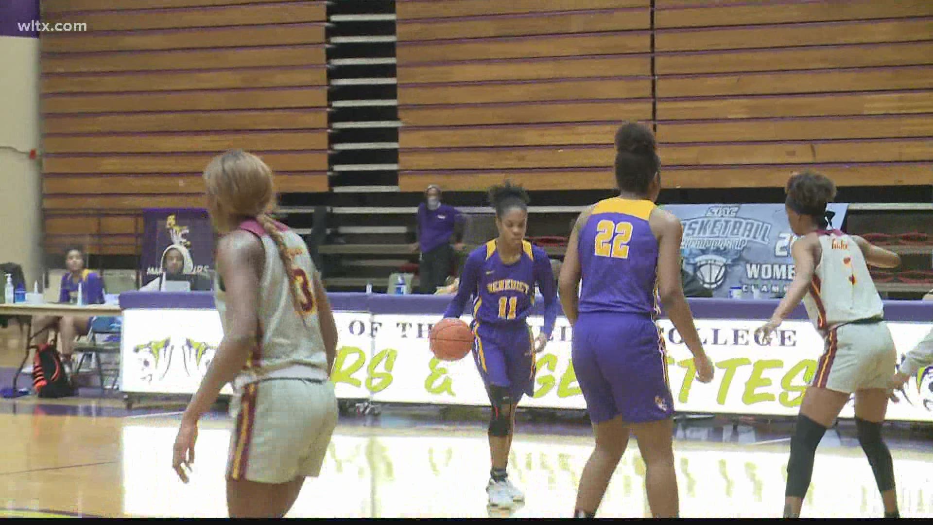 The 23rd-ranked Benedict College women's basketball team suffers its first loss of the season.