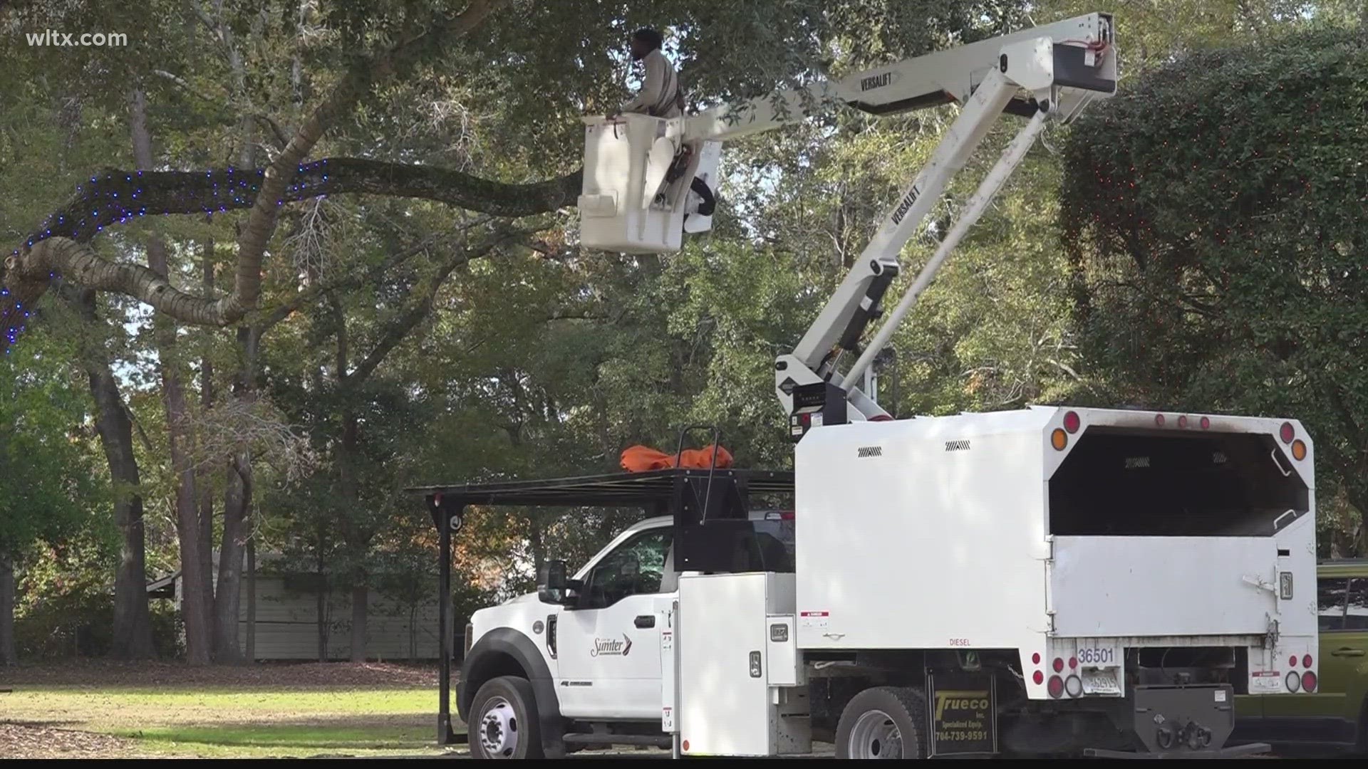 As the holiday season approaches, people are busy over in Sumter getting ready for the Fantasy of Lights at Swan Lake Iris Gardens.