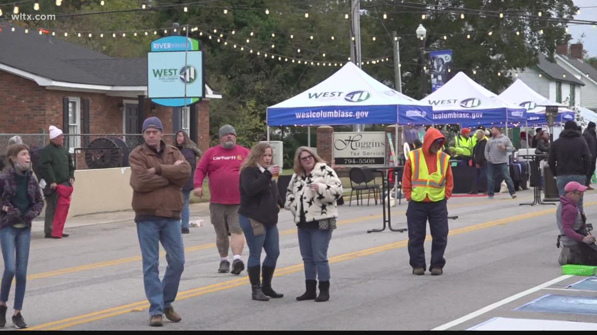 West Columbia kicked off the Christmas shopping season Friday with their Fall Back Fest on State Street.