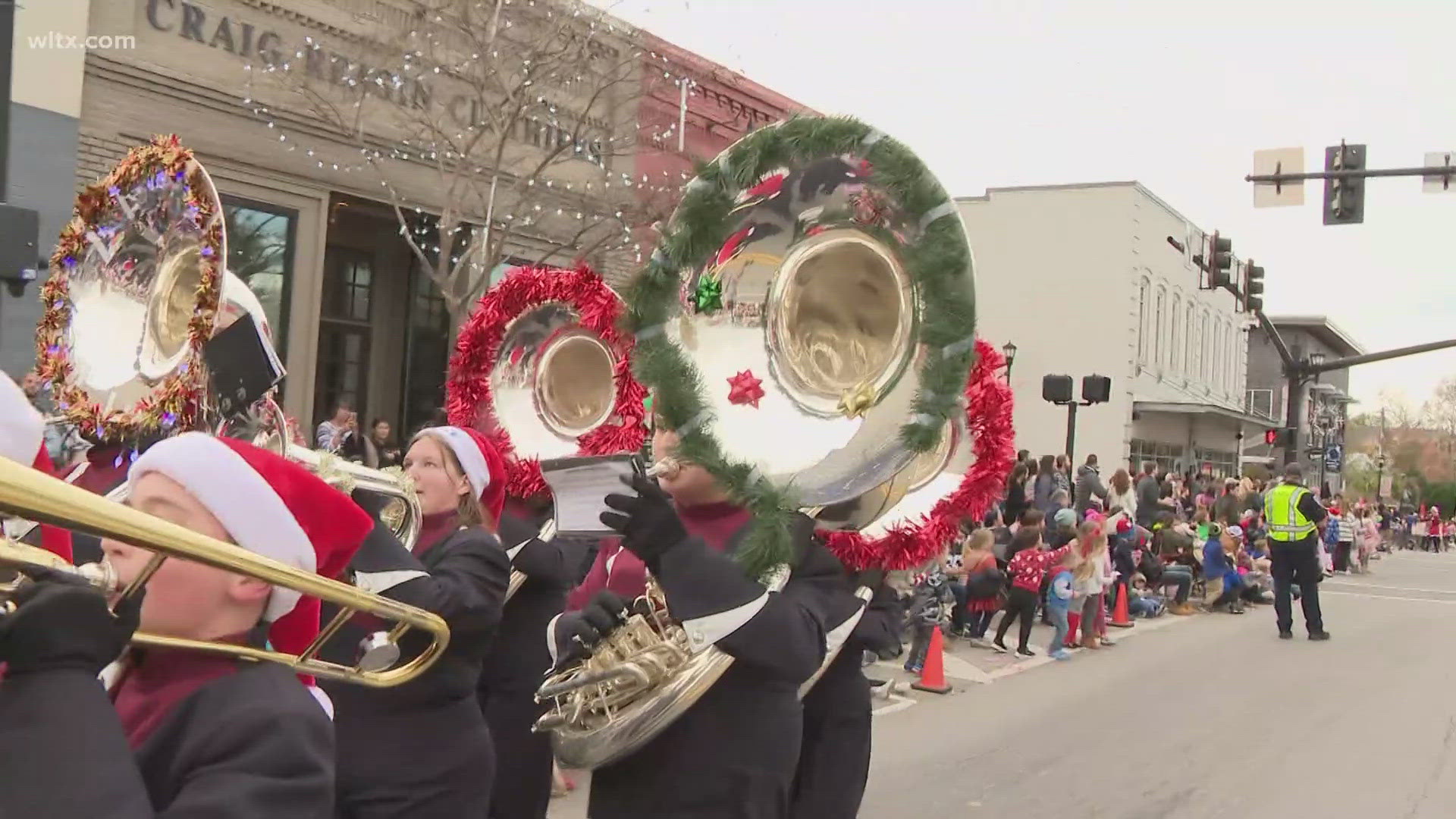 The annual Town of Lexington Christmas Parade lured several thousands to Main Street for this annual event of December.