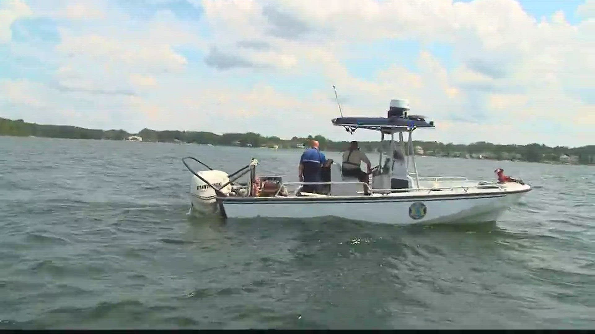 Several agencies are searching for a boater who fell out of a boat Friday night.