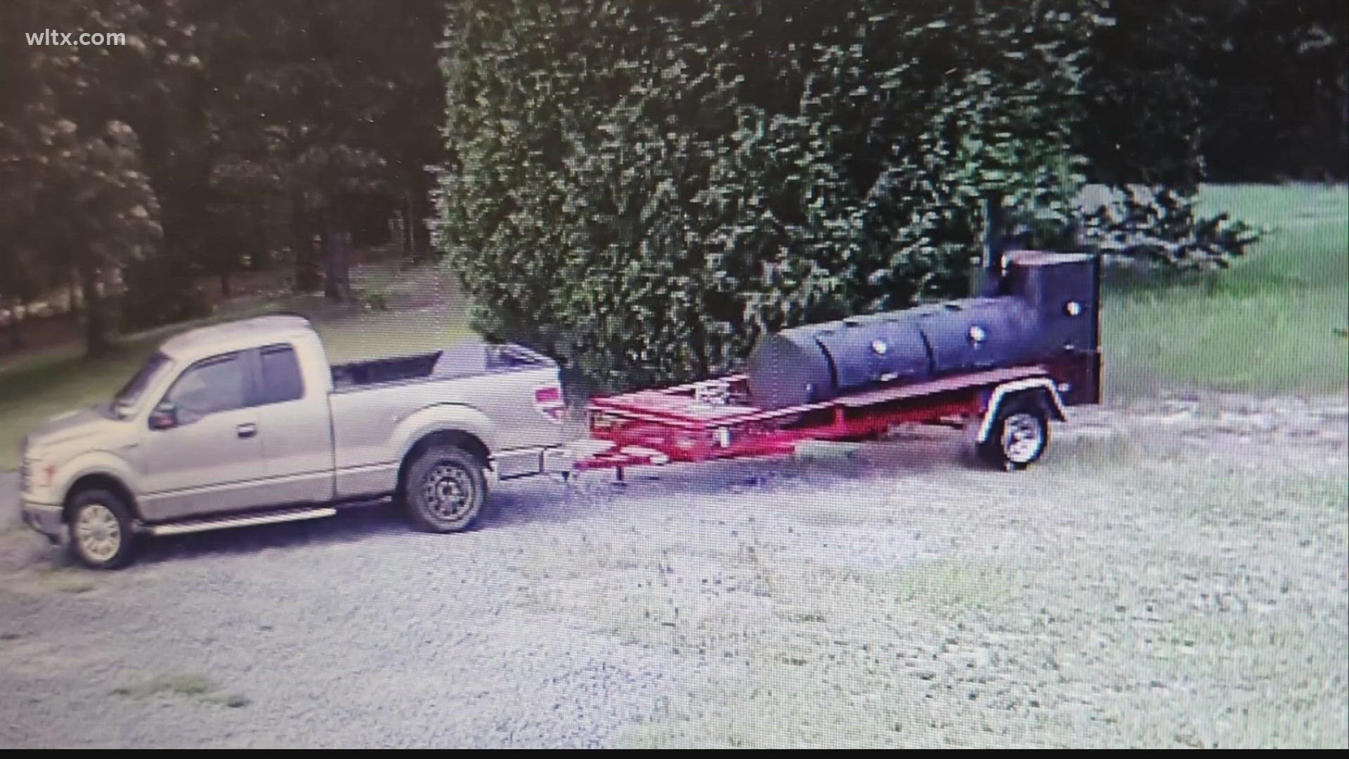Two suspects were recorded using bolt cutters to remove the grill from a secure ata at the church on Catawba Hill drive.