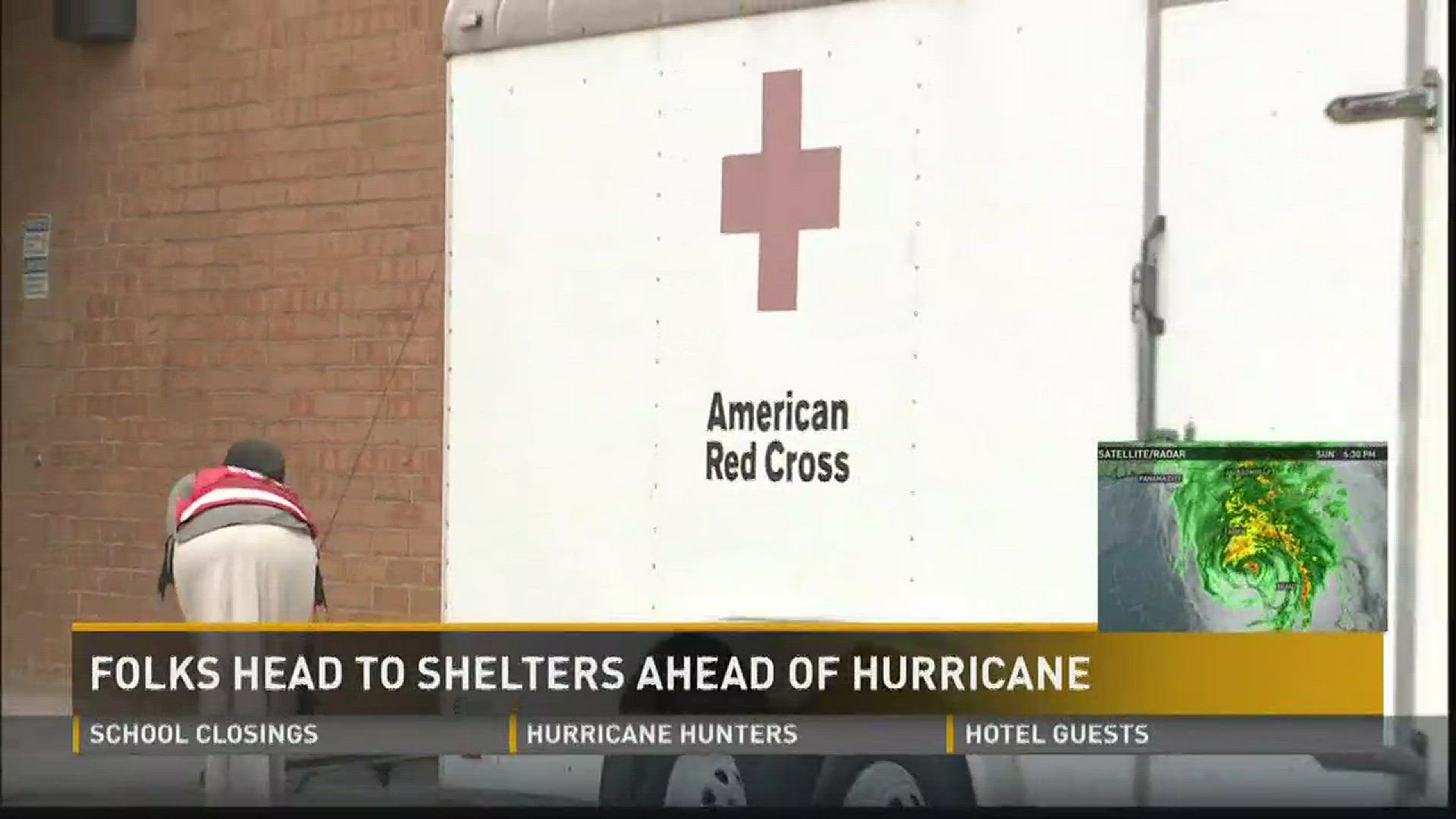 People in Calhoun County have a shelter to stay safe from Irma.  News19's Janae Frazier reports.