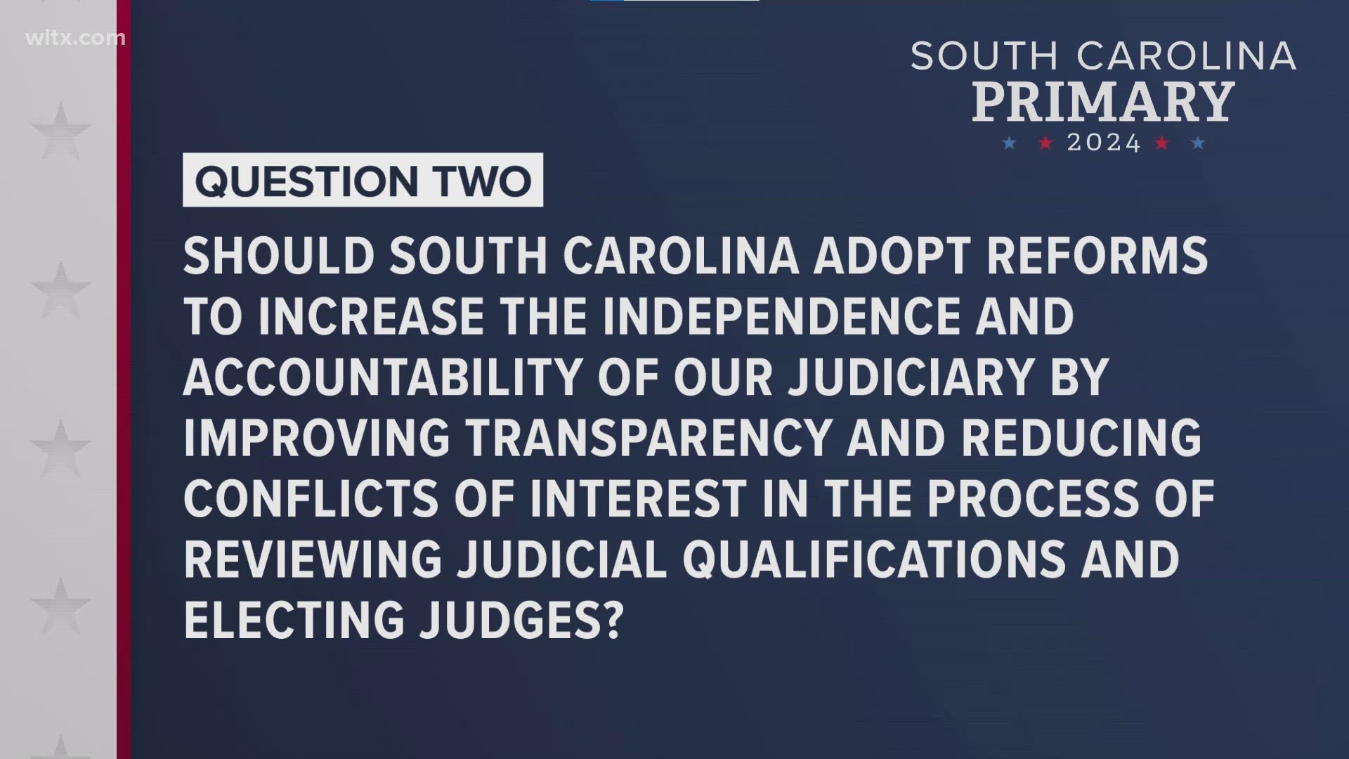 Three questions on the ballot are asking about your opinion on judicial reform.