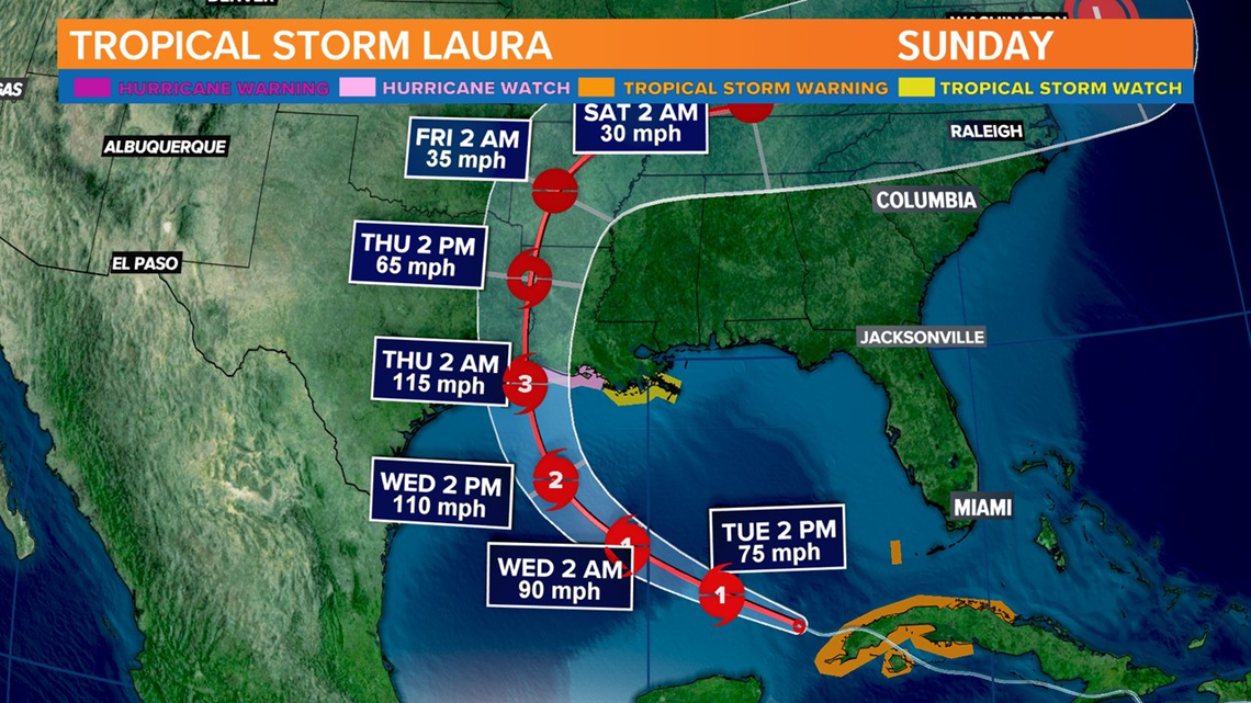 Tropical Storm Marco Hurricane Laura latest updates | 0